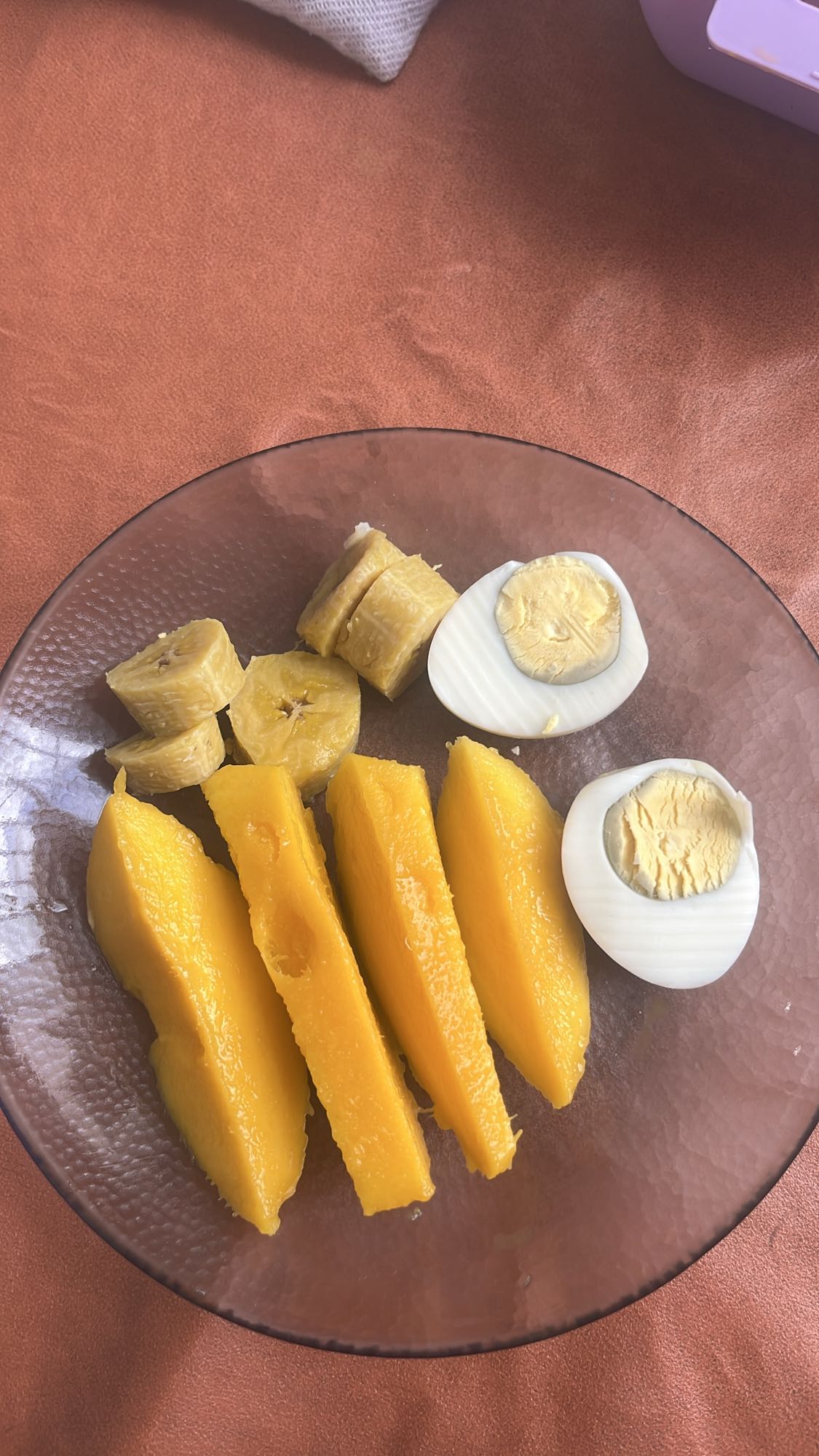 Manga, banana e ovos