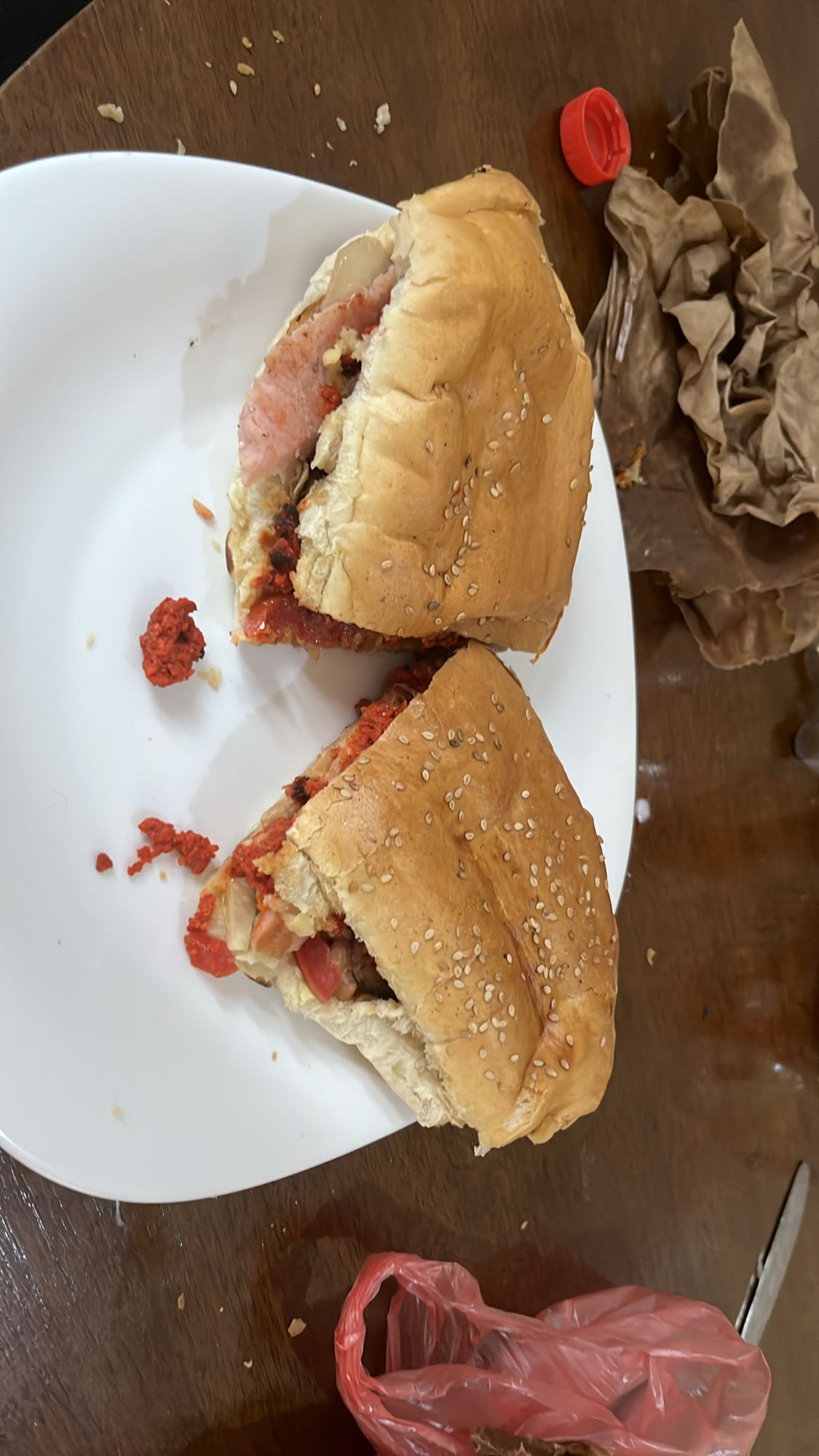Torta de jamón, chorizo y chuleta
