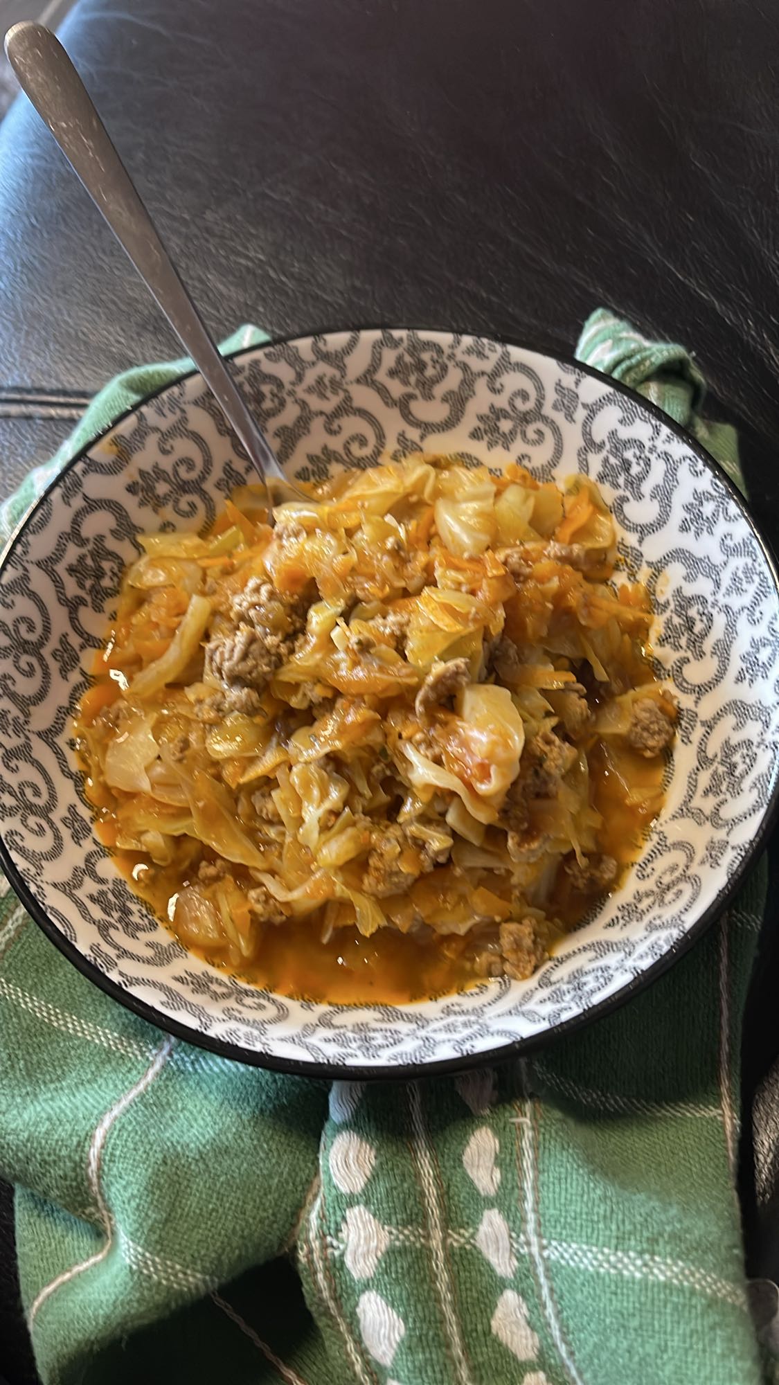 Kool en gehakt stoofpot