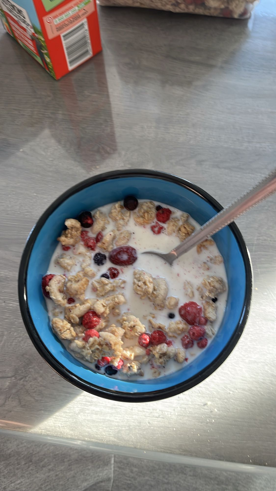 Muesli aux fruits rouges