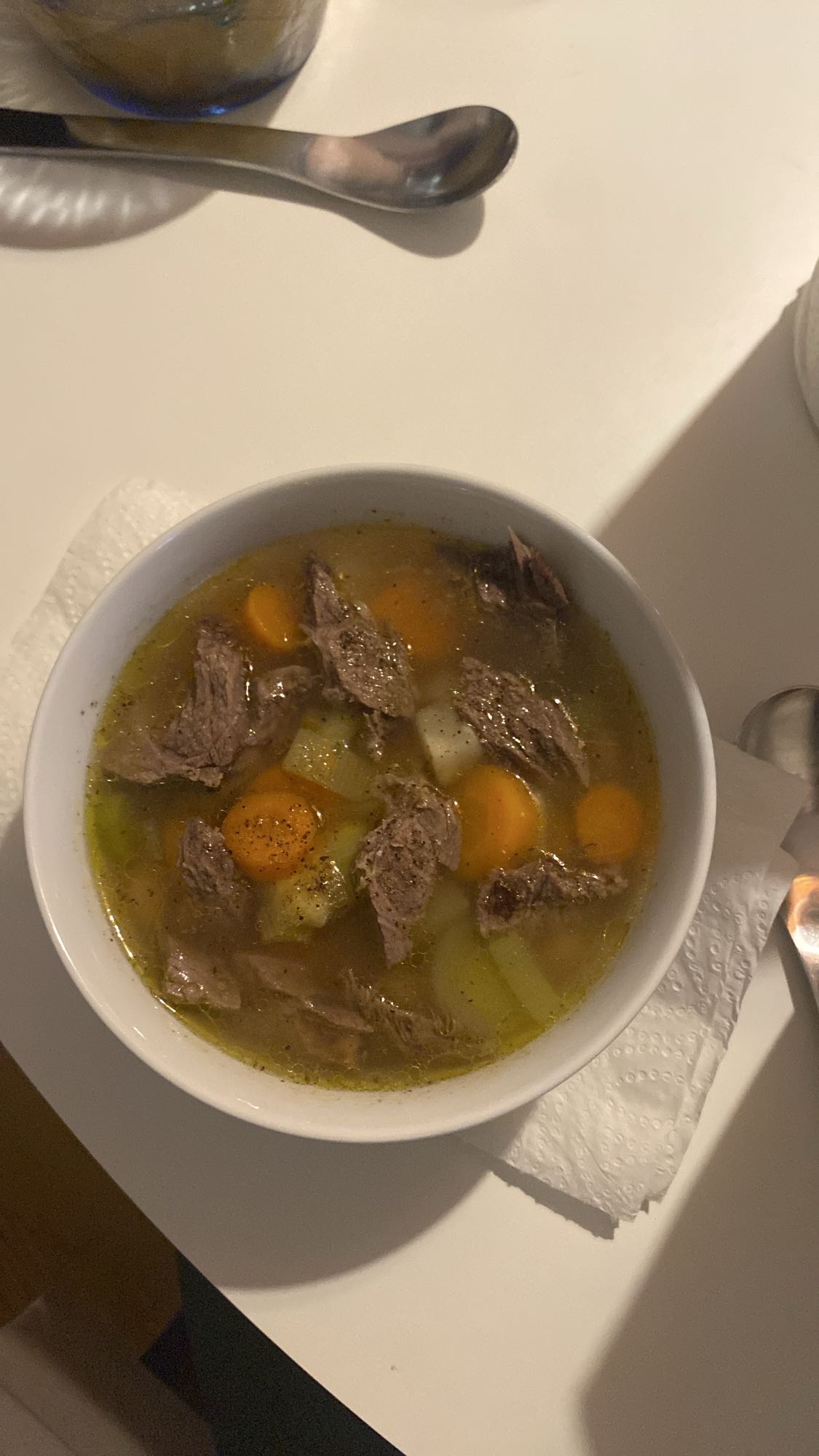 Köttsoppa med grönsaker