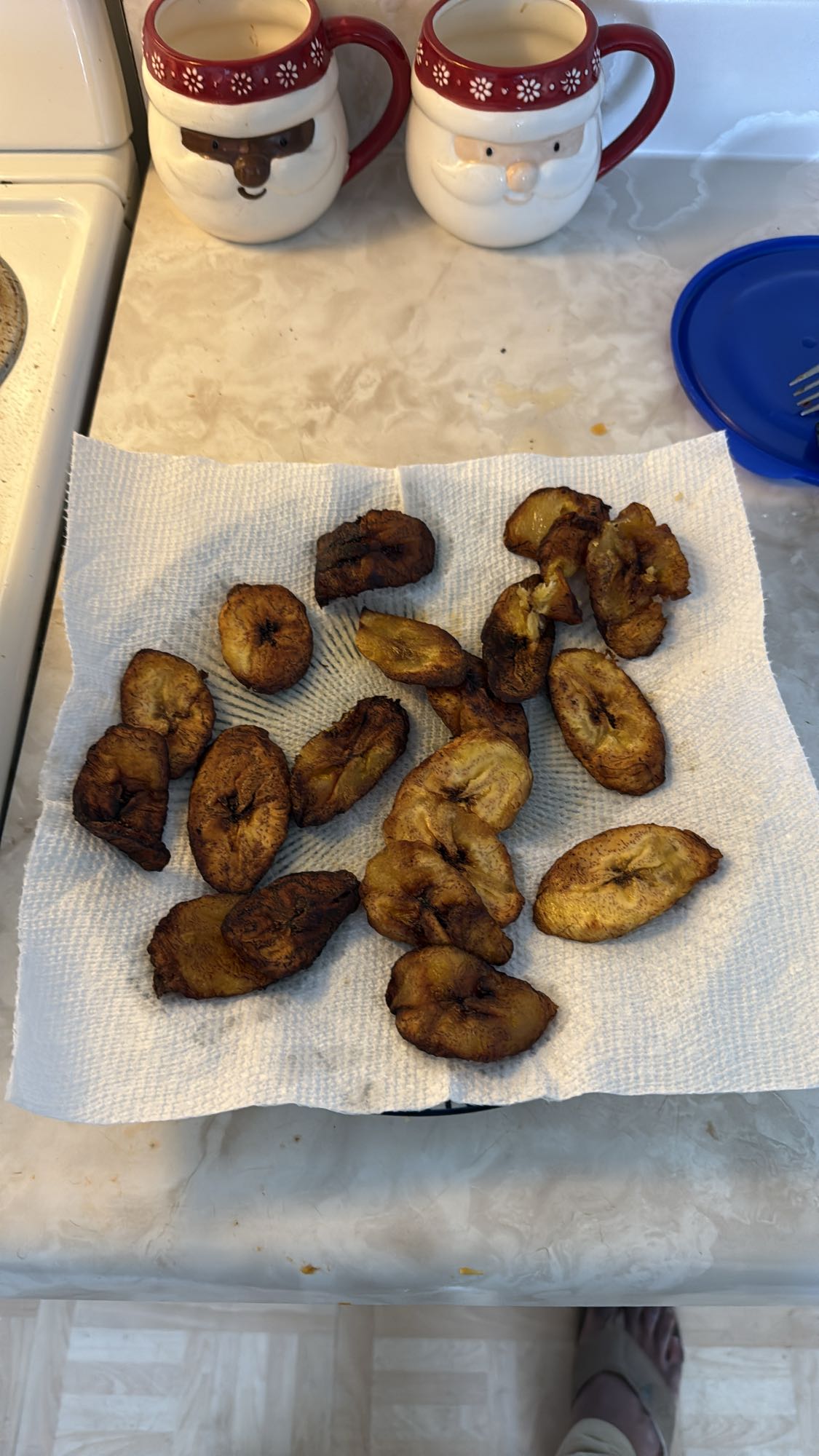 bananes plantain frites