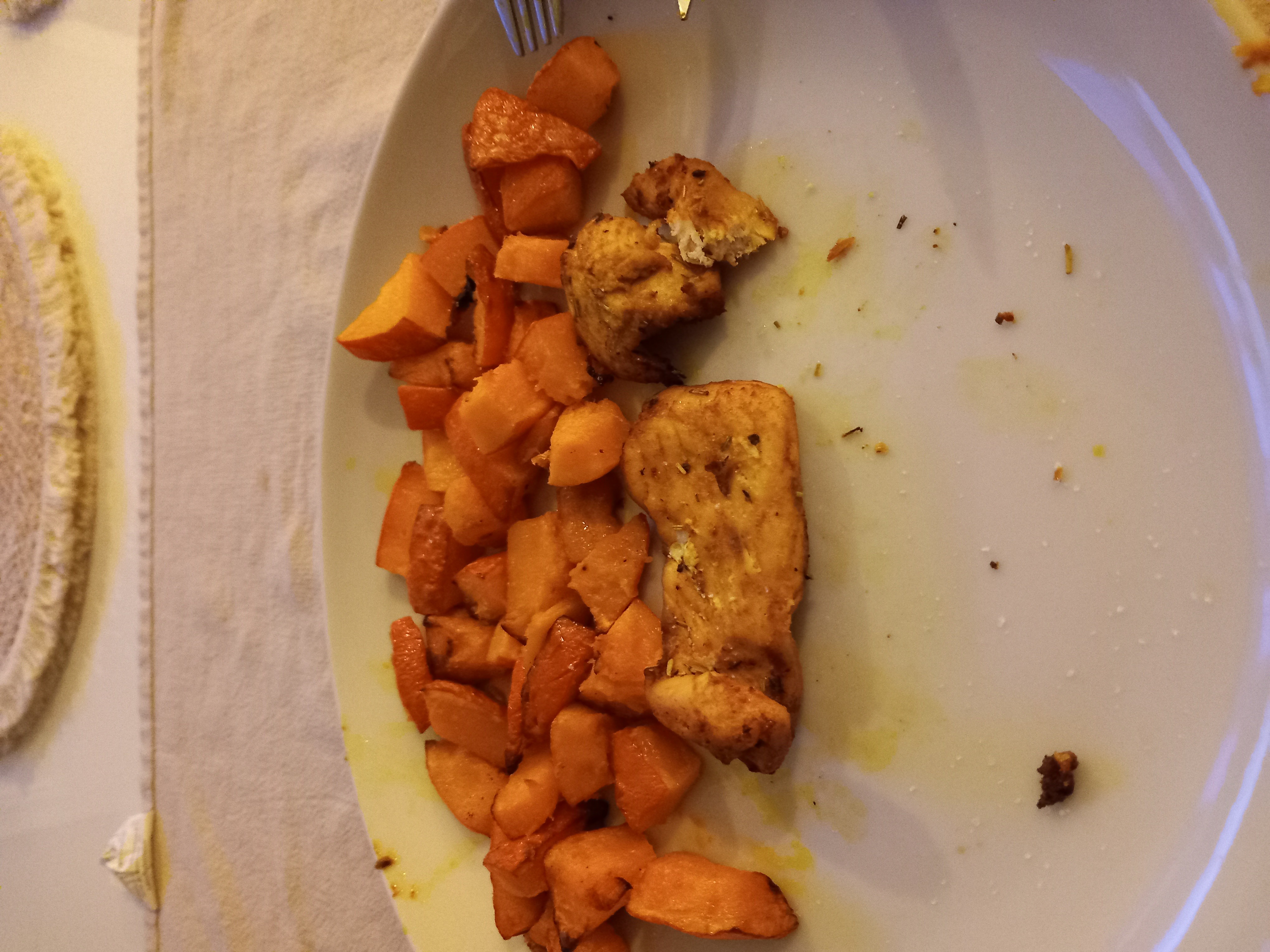 Poulet et patates douces