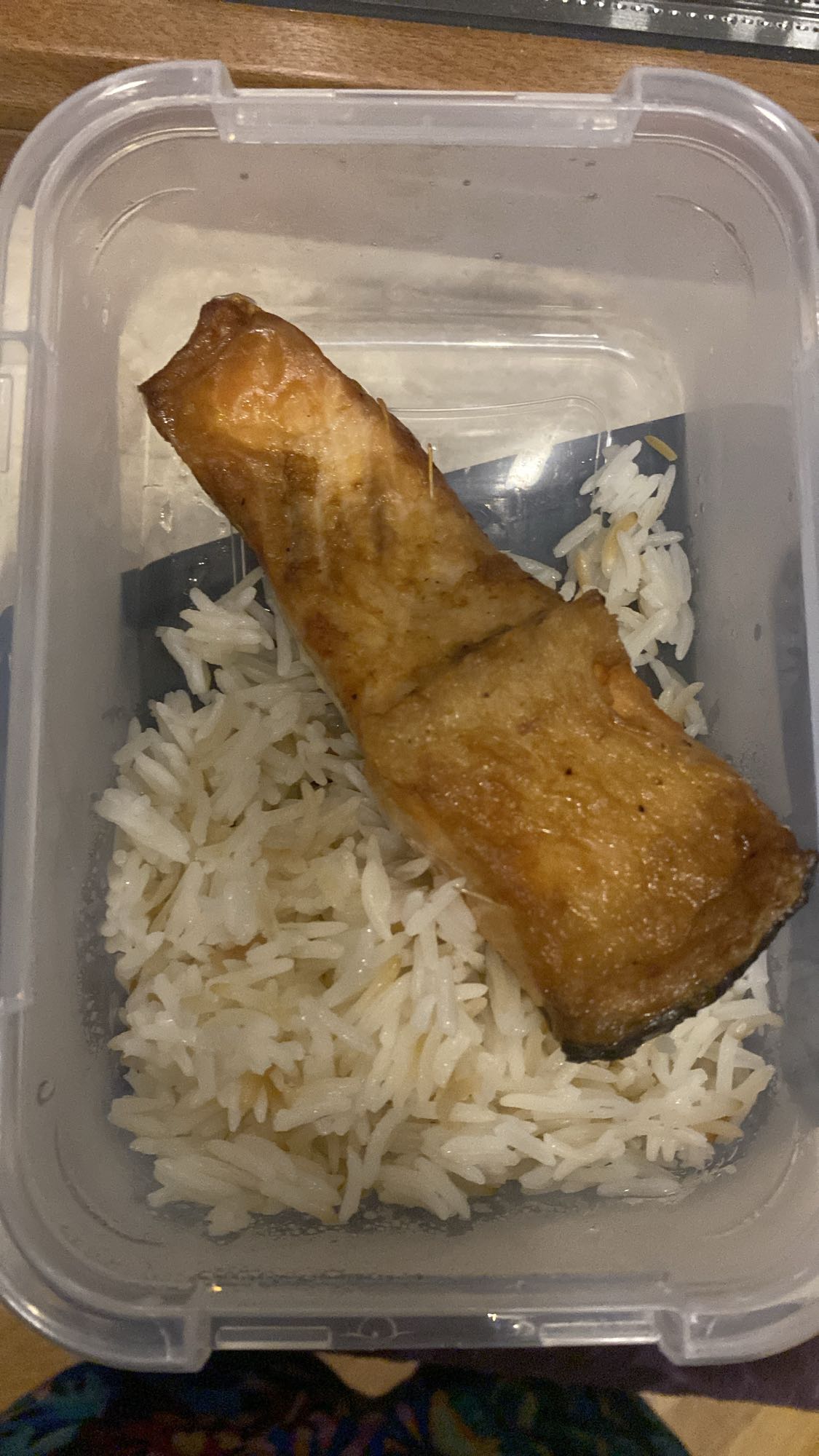 Лосось с рисом