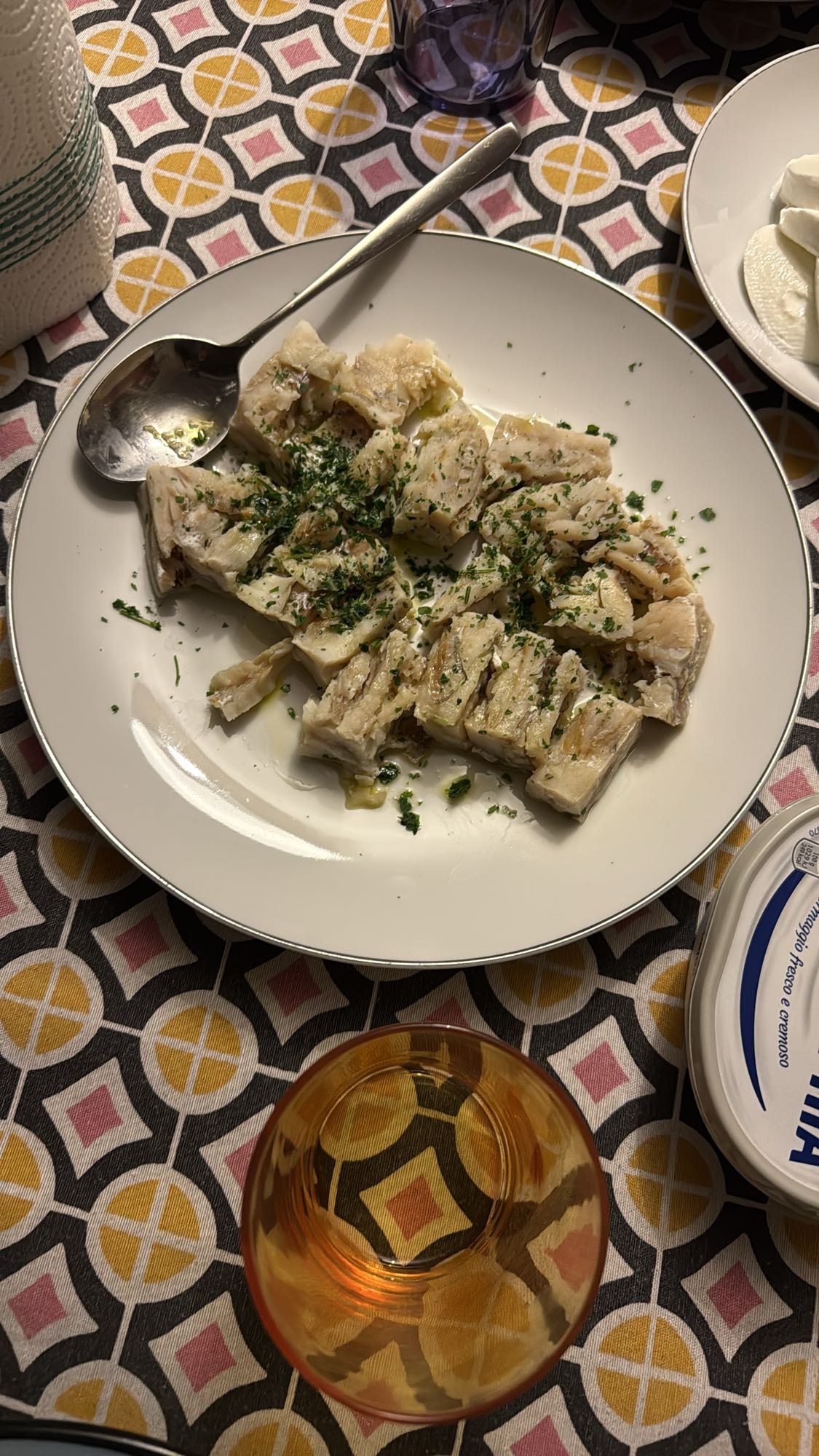 Pesce con prezzemolo