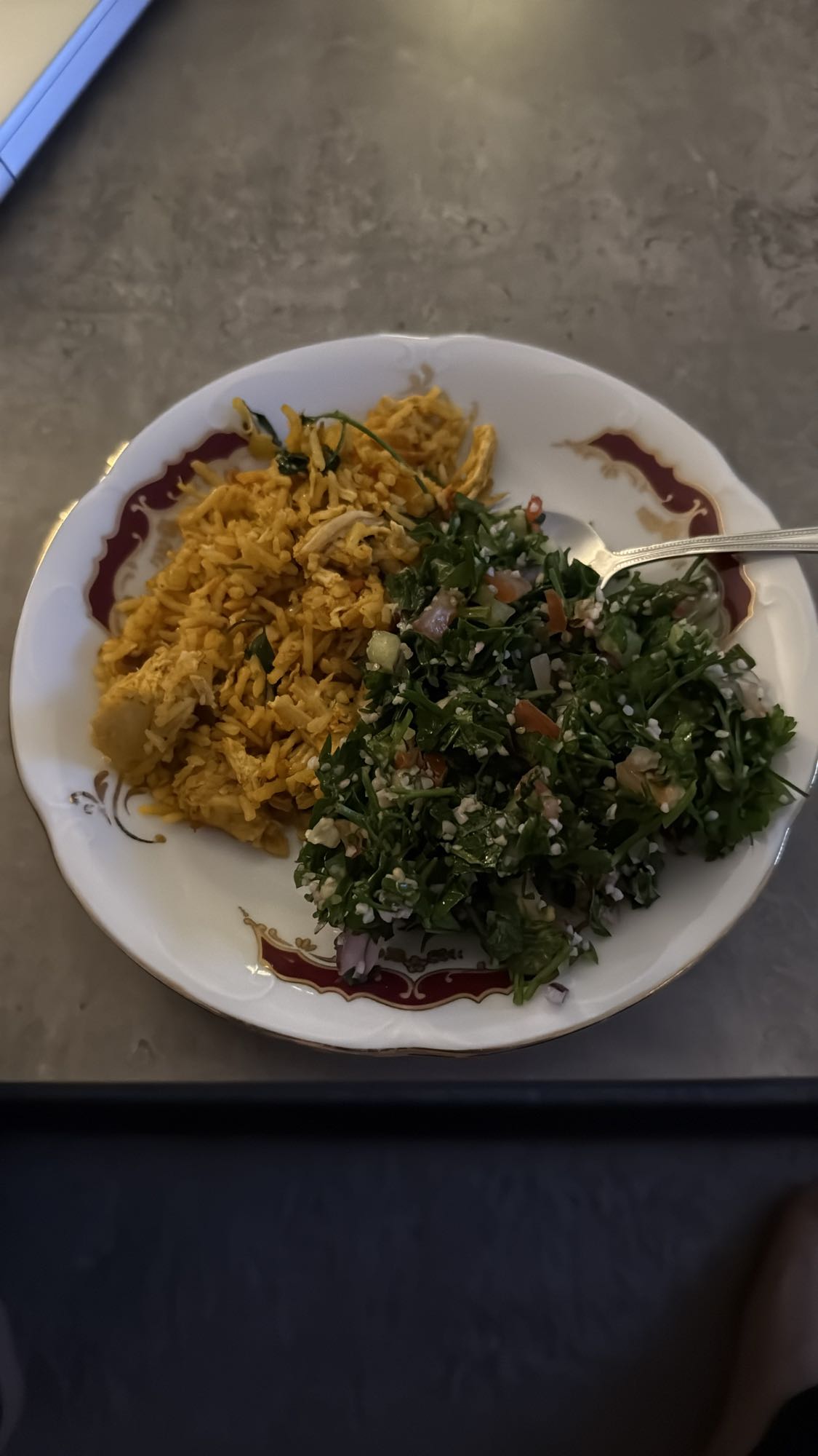 Kycklingris med tabbouleh