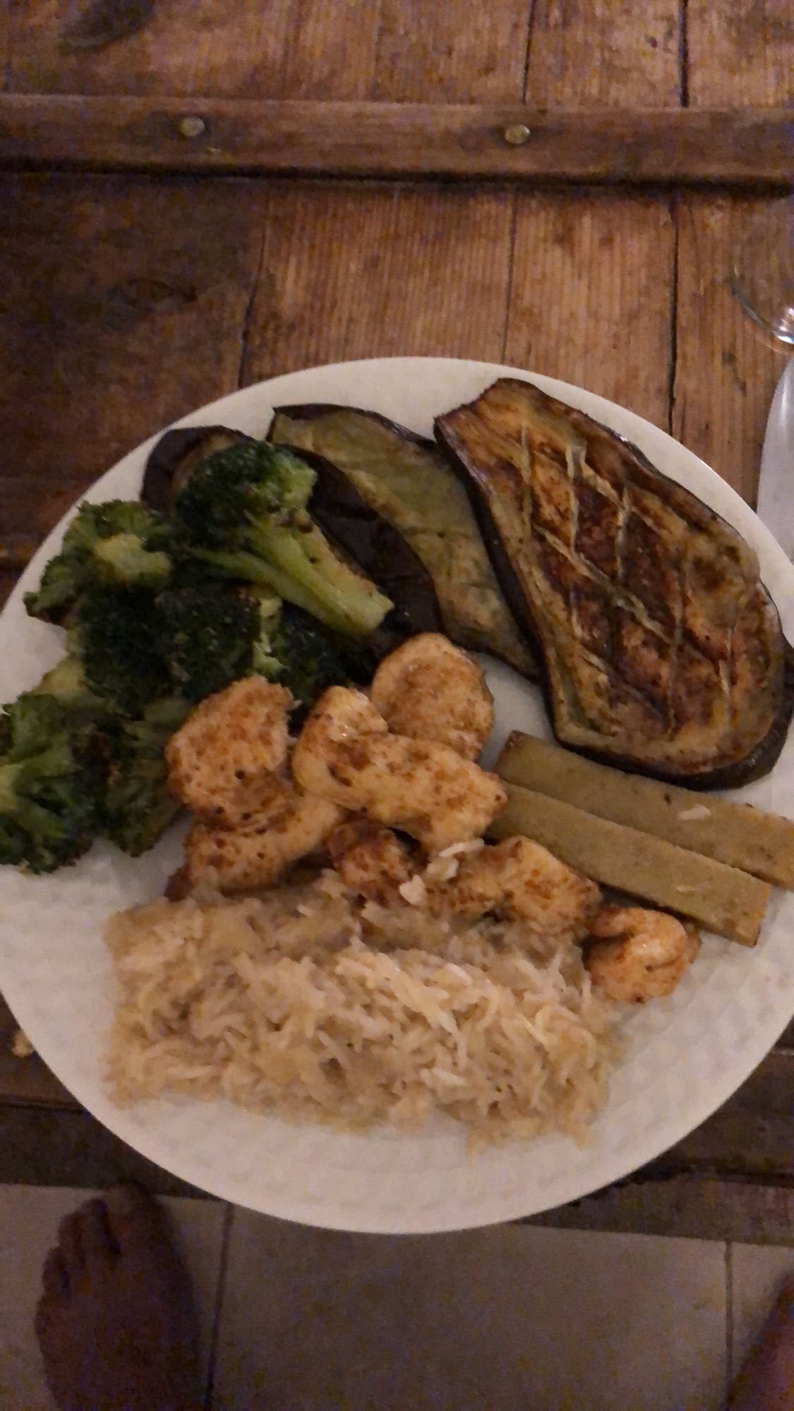 Assiette poulet et légumes