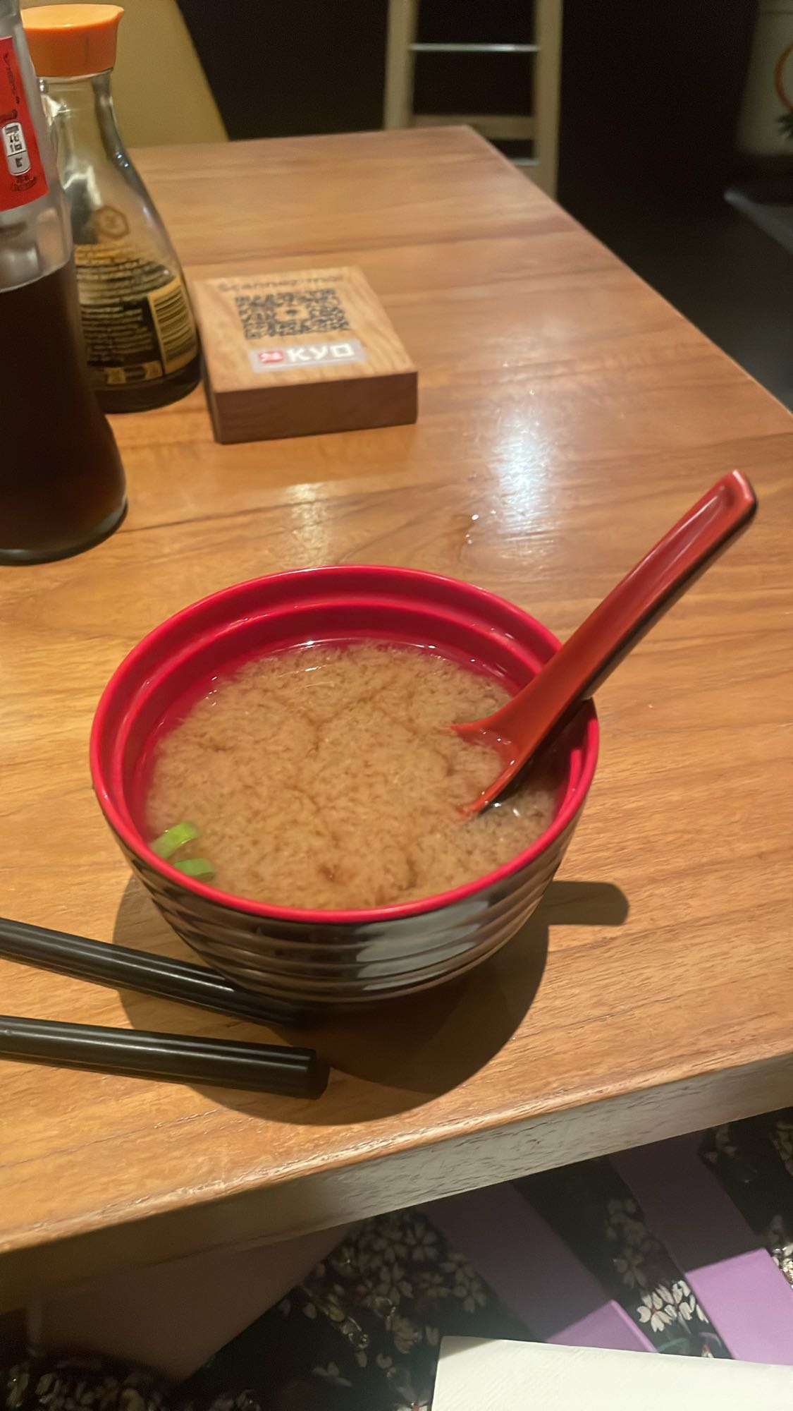 Soupe miso japonaise