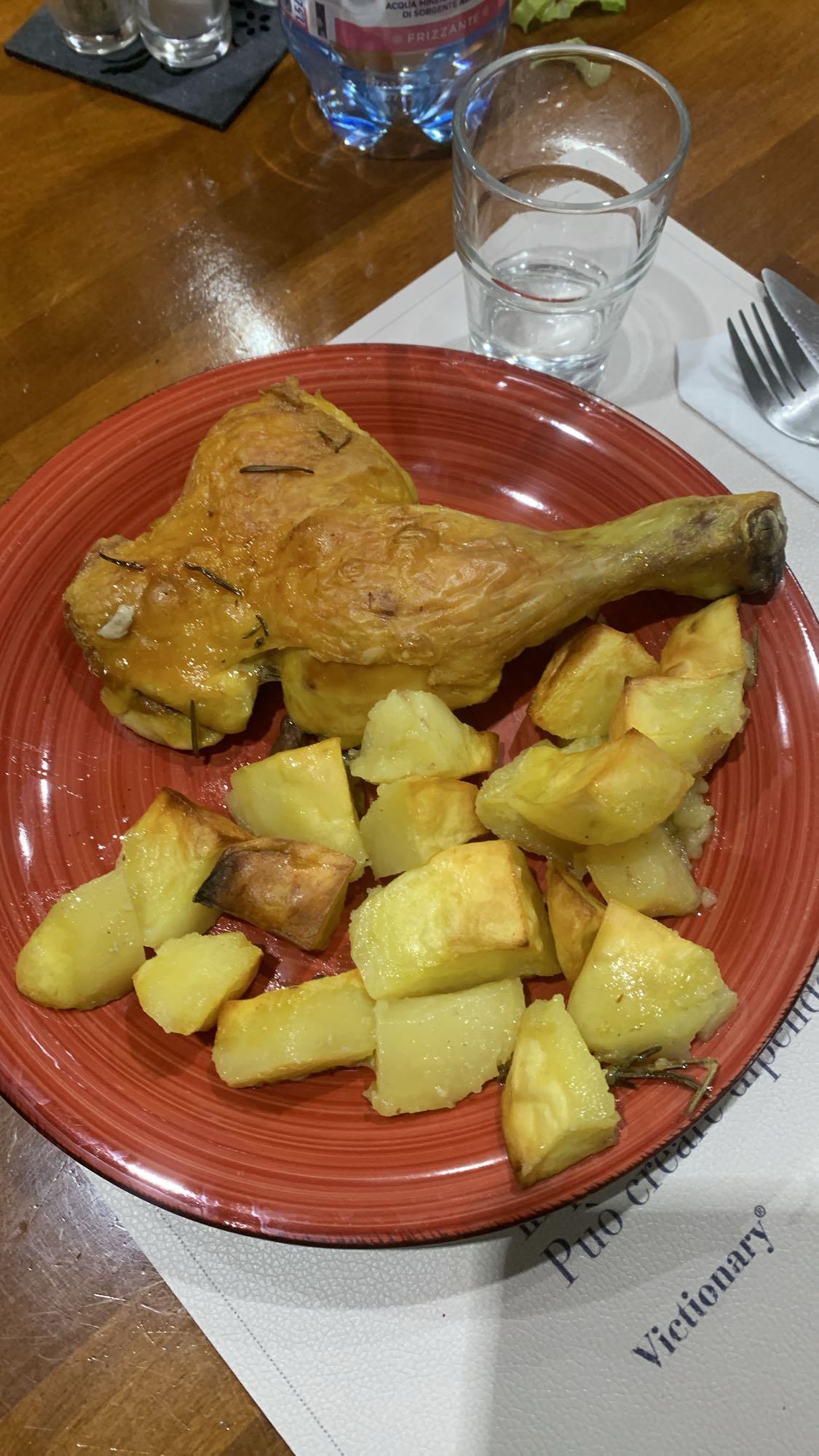 Pollo arrosto e patate