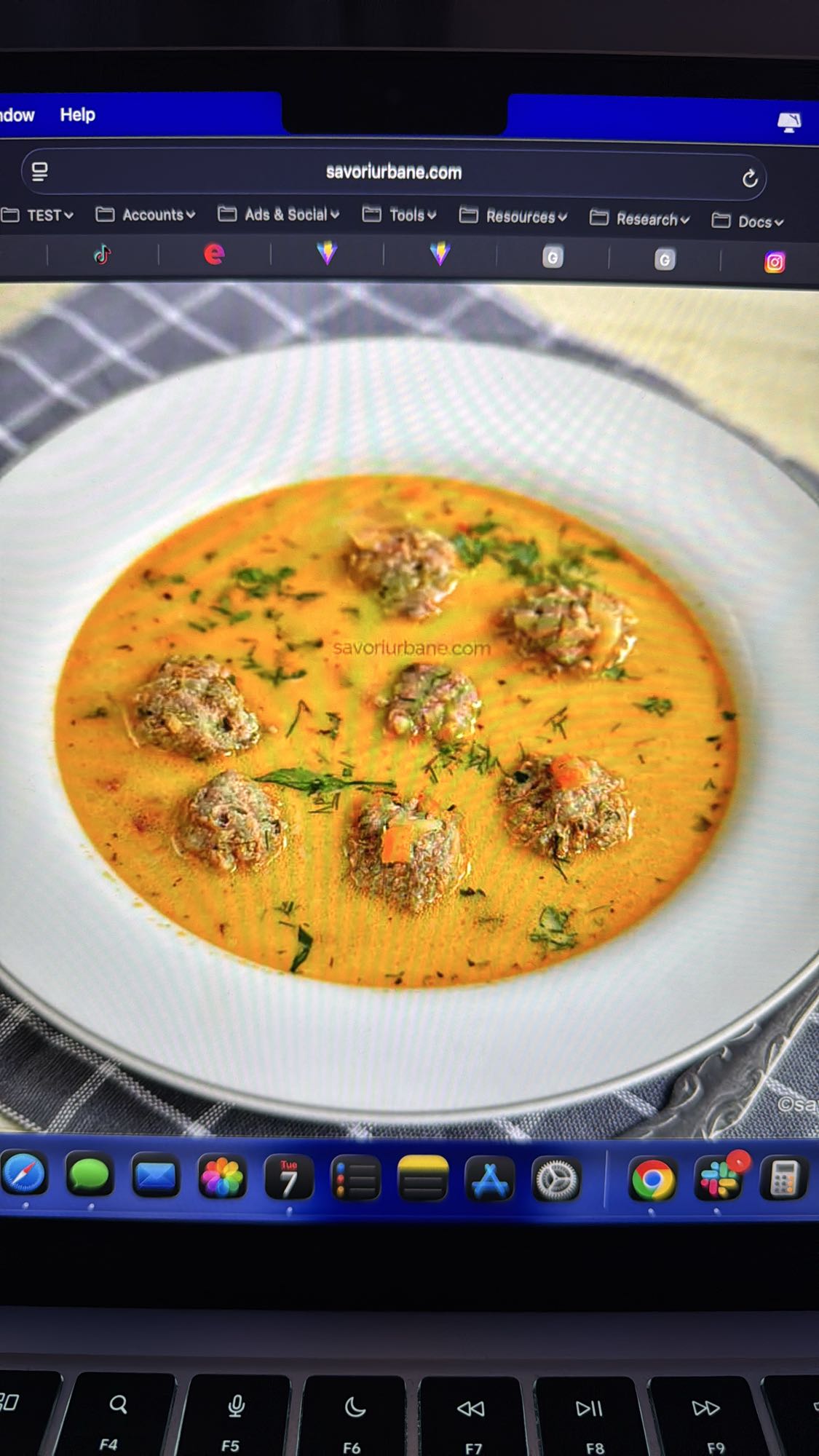 Meatball soup