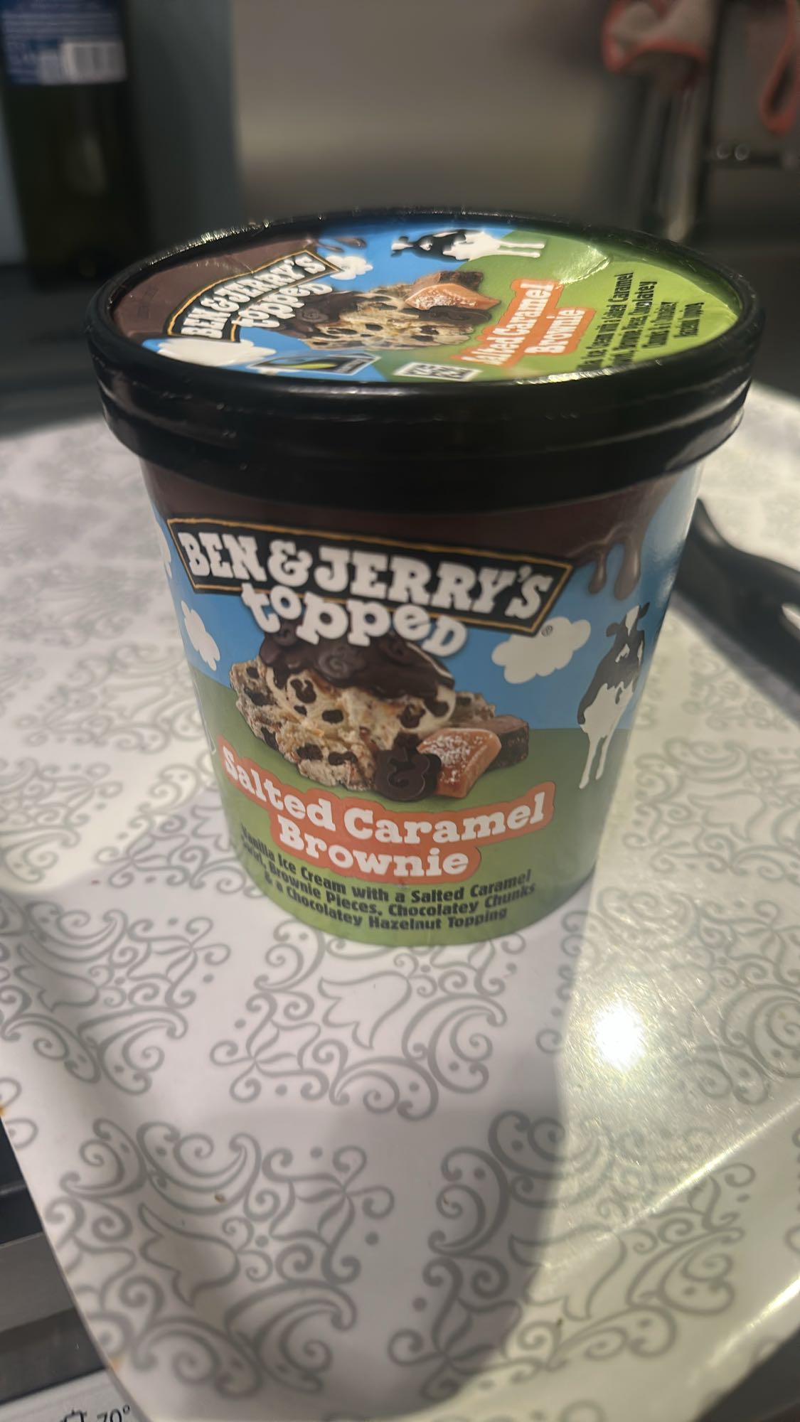 Salted Caramel Brownie Ice Cream