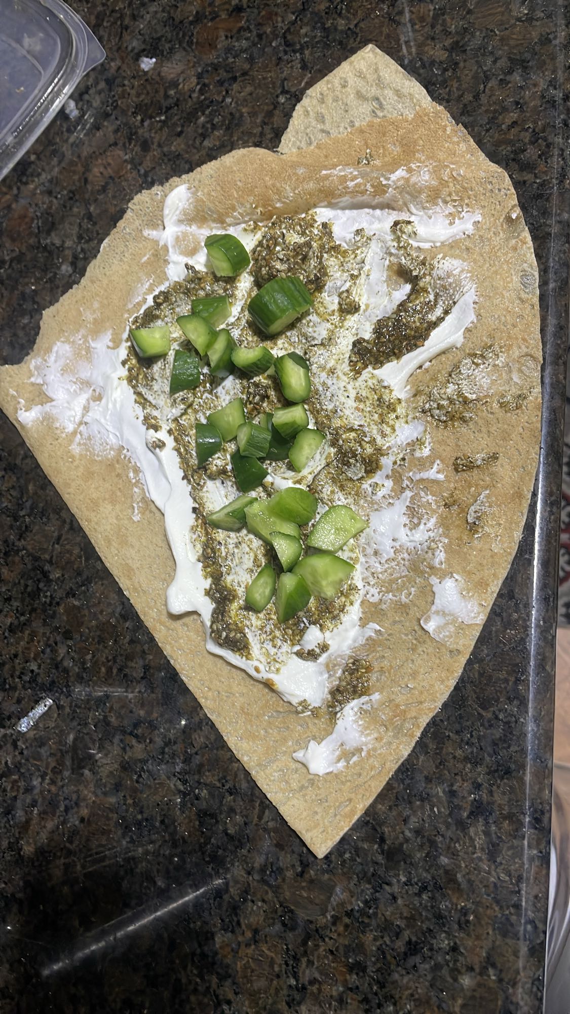 Labneh Za'atar Wrap