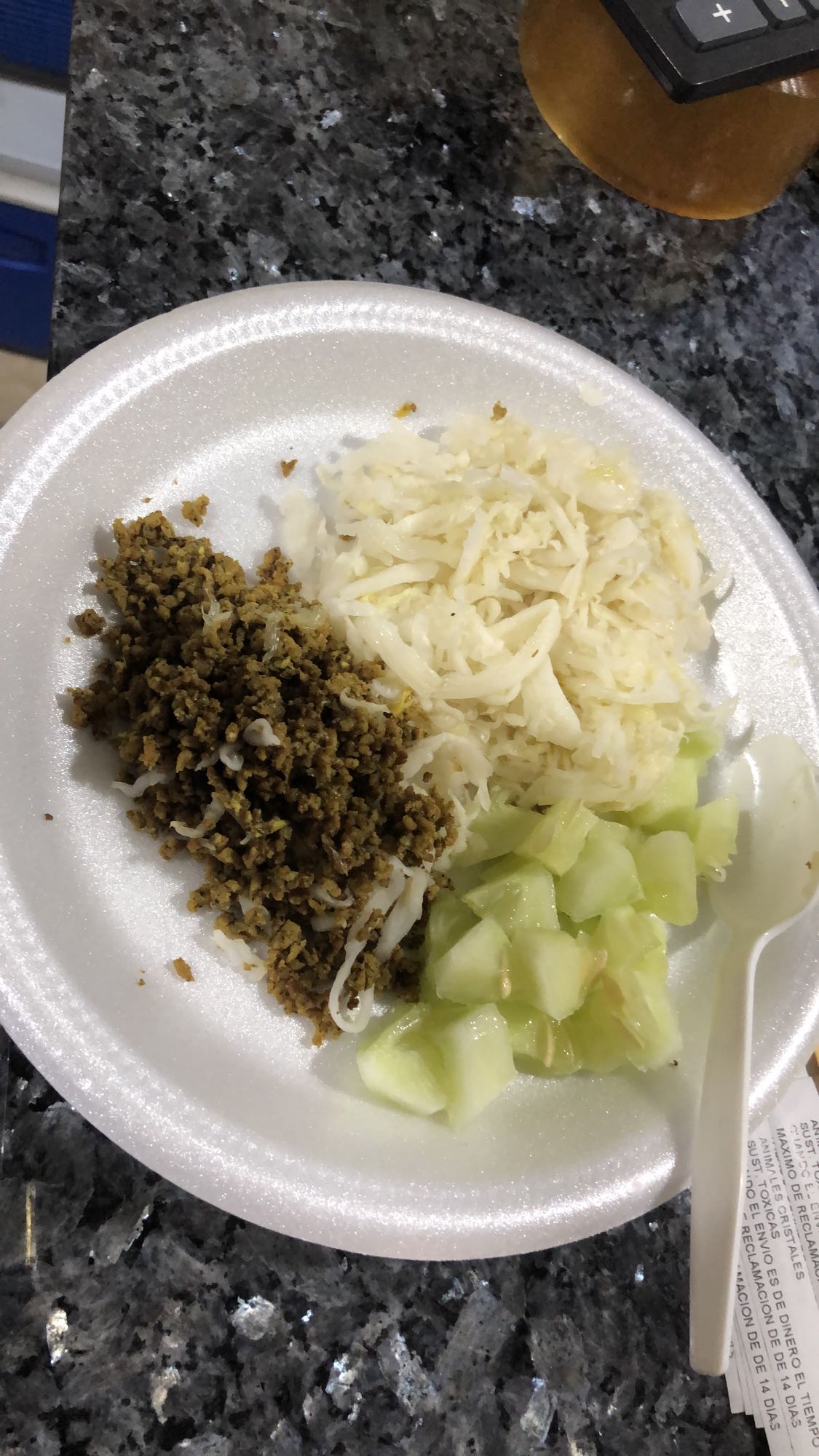 ensalada con carne molida