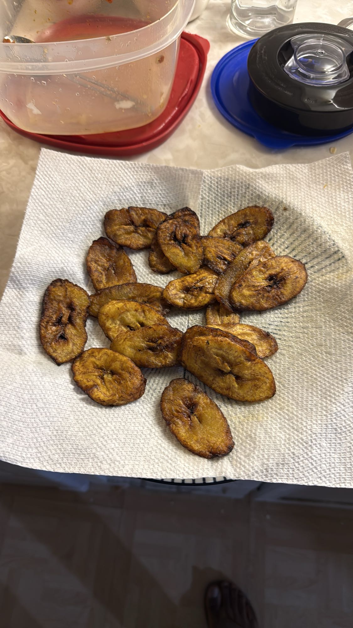 bananes plantains frites