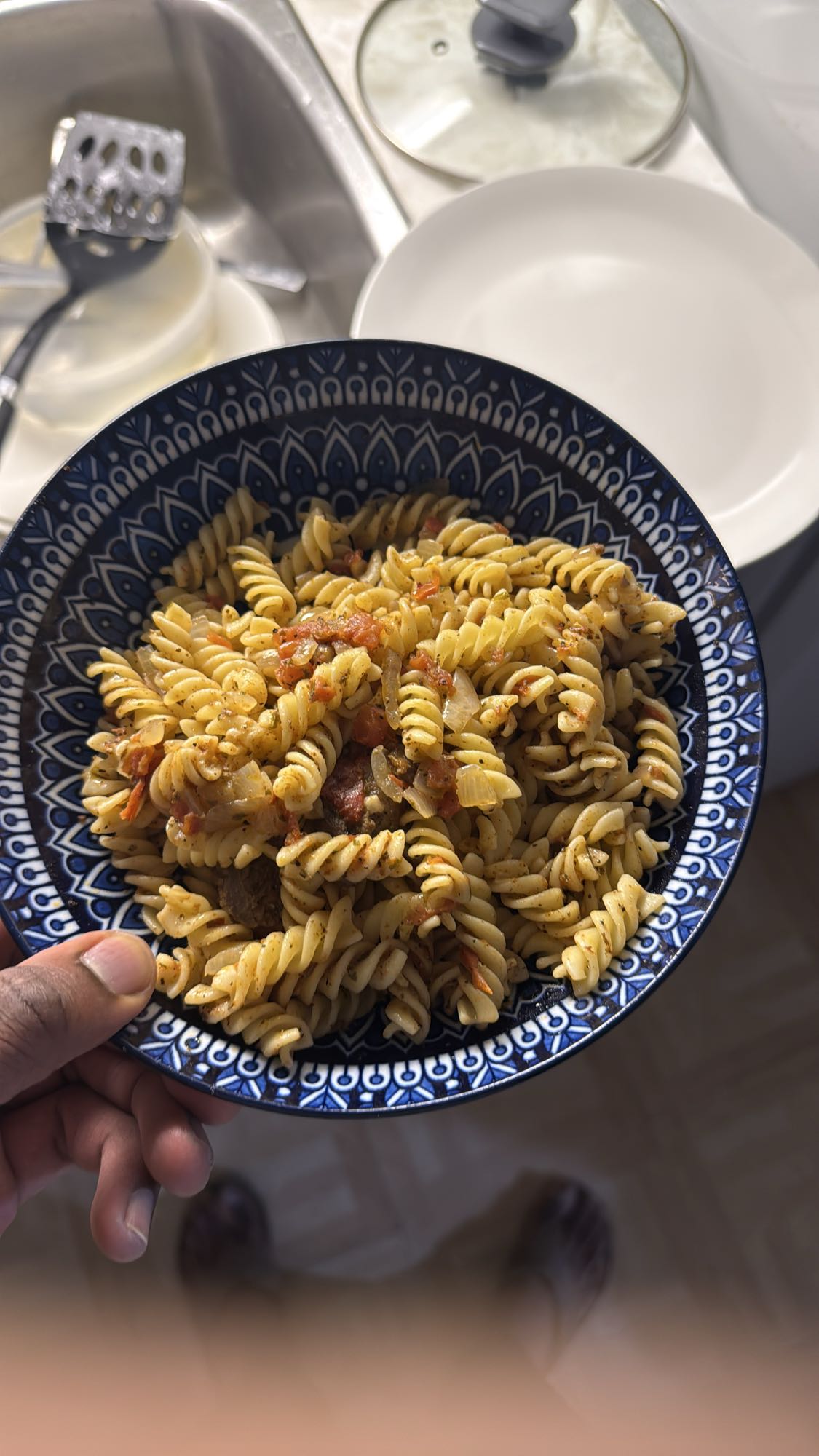 Pâtes à la sauce tomate