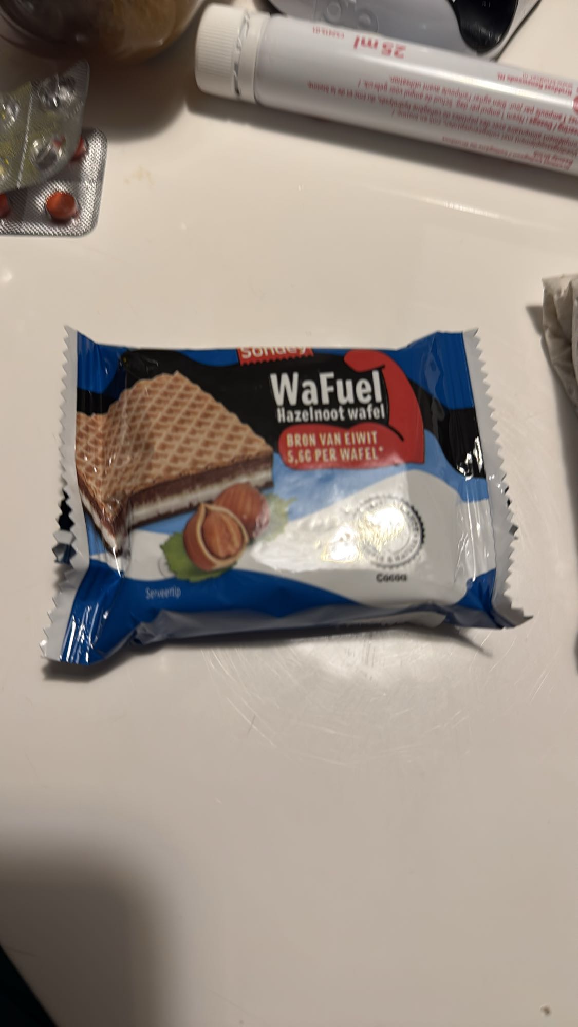 Hazelnoot wafel