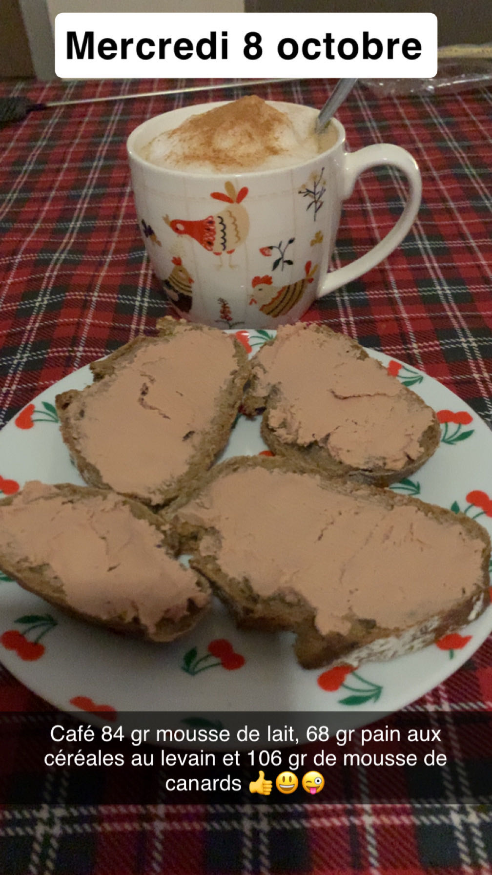 Tartines mousse canard