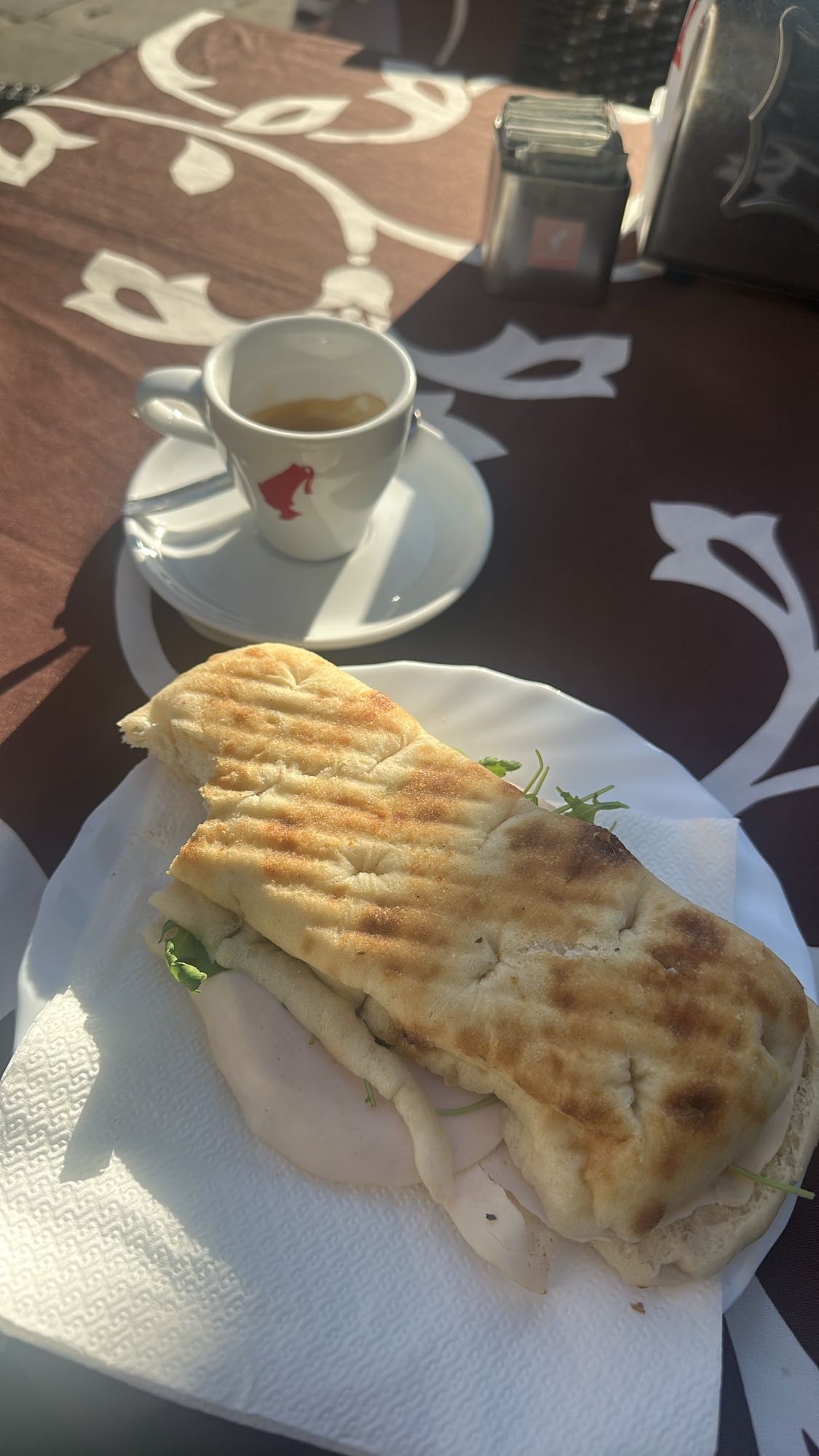 Turkey Flatbread Sandwich