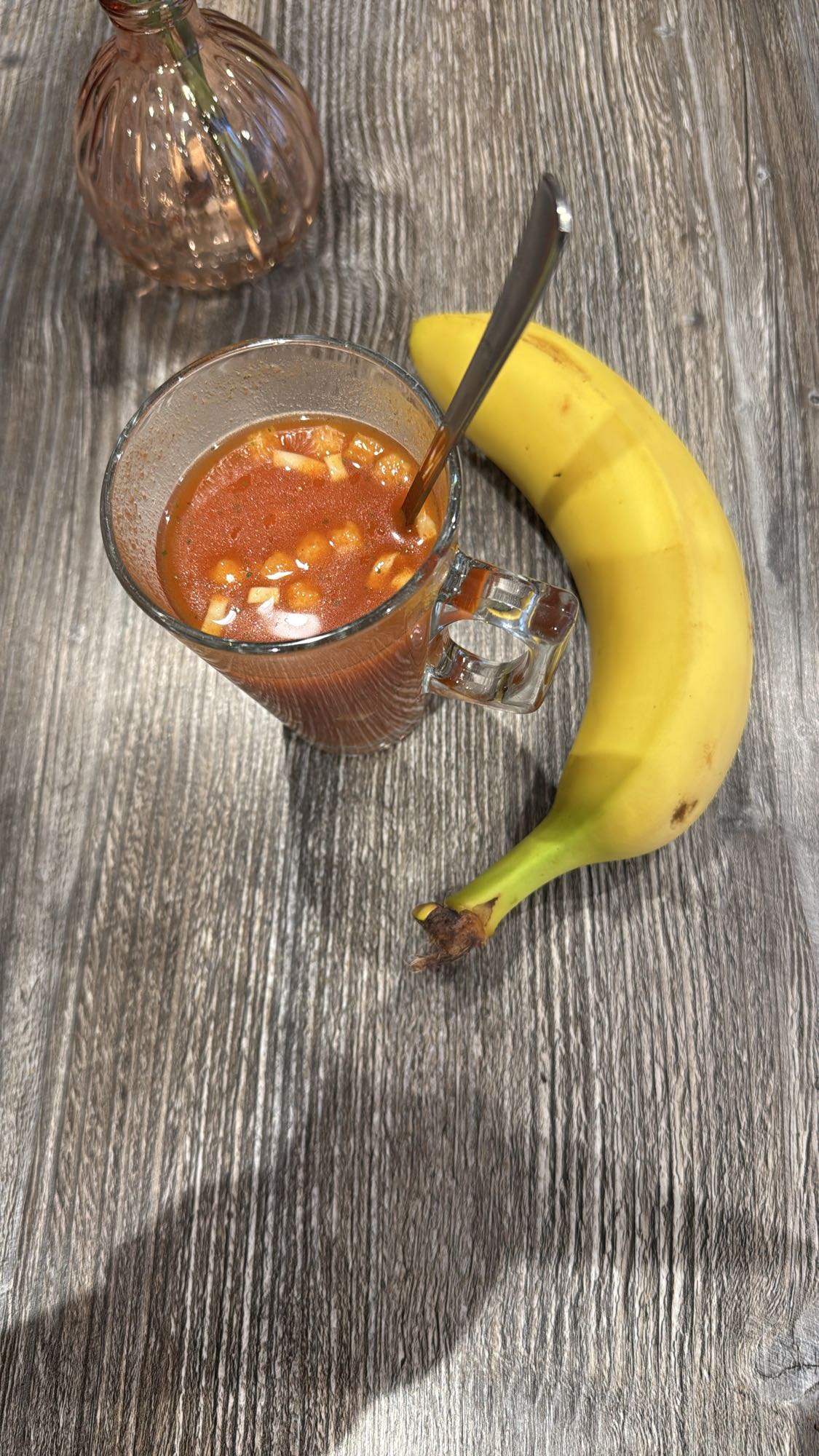 Bananen en tomatensoep