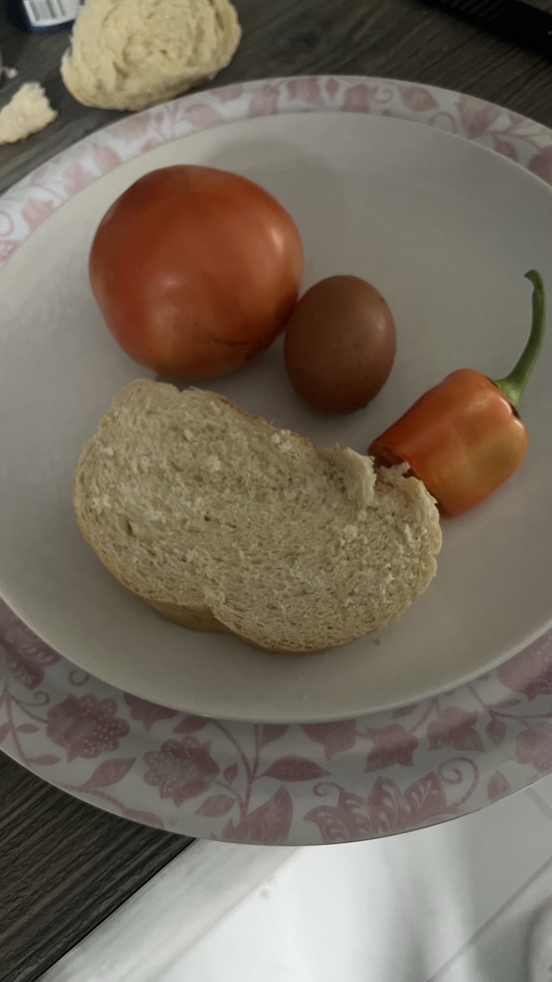 Bröd, ägg & grönsaker