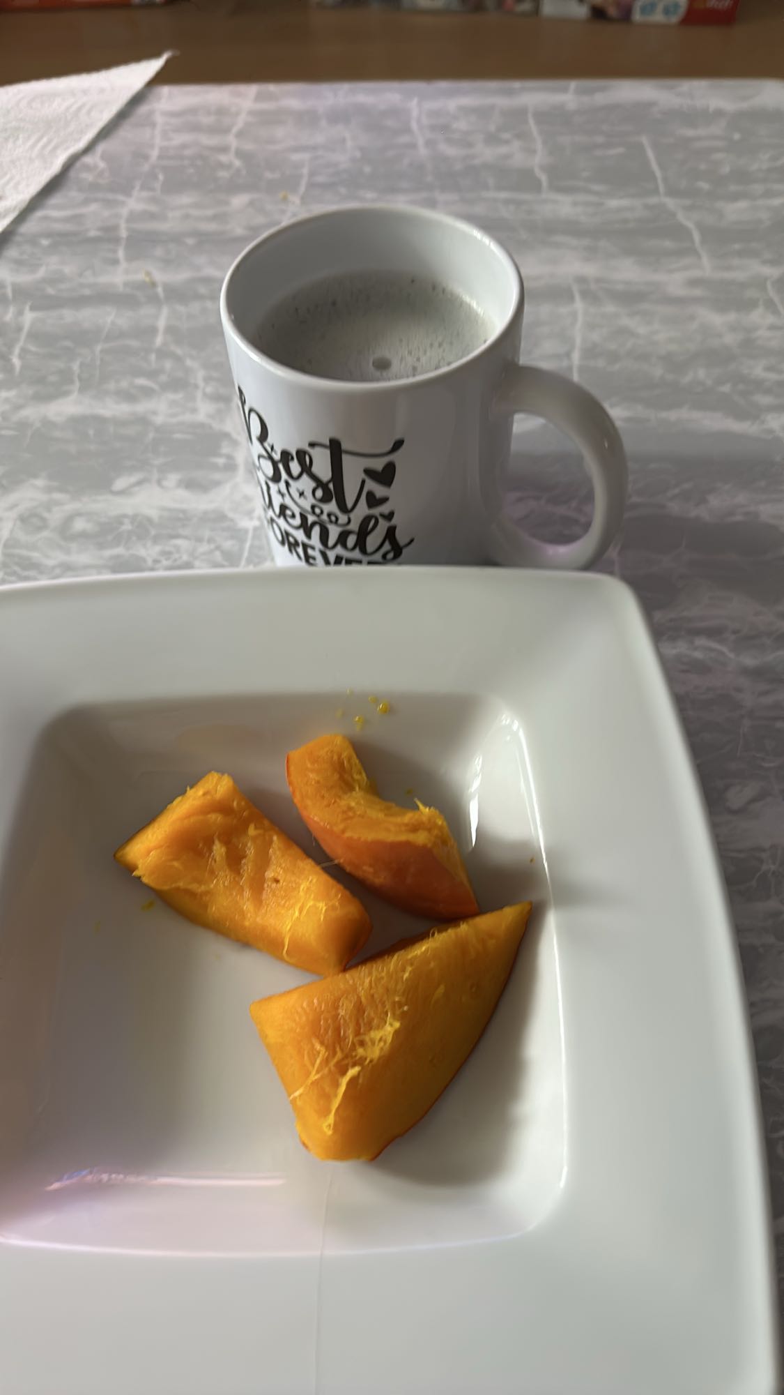 Kabak ve sütlü içecek