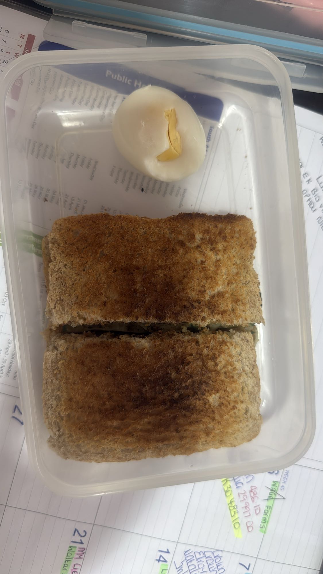 Egg and Toast Sandwich