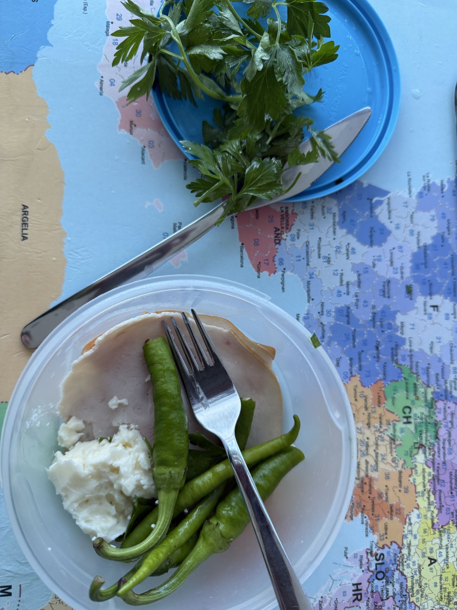 Biberli hindi tabağı