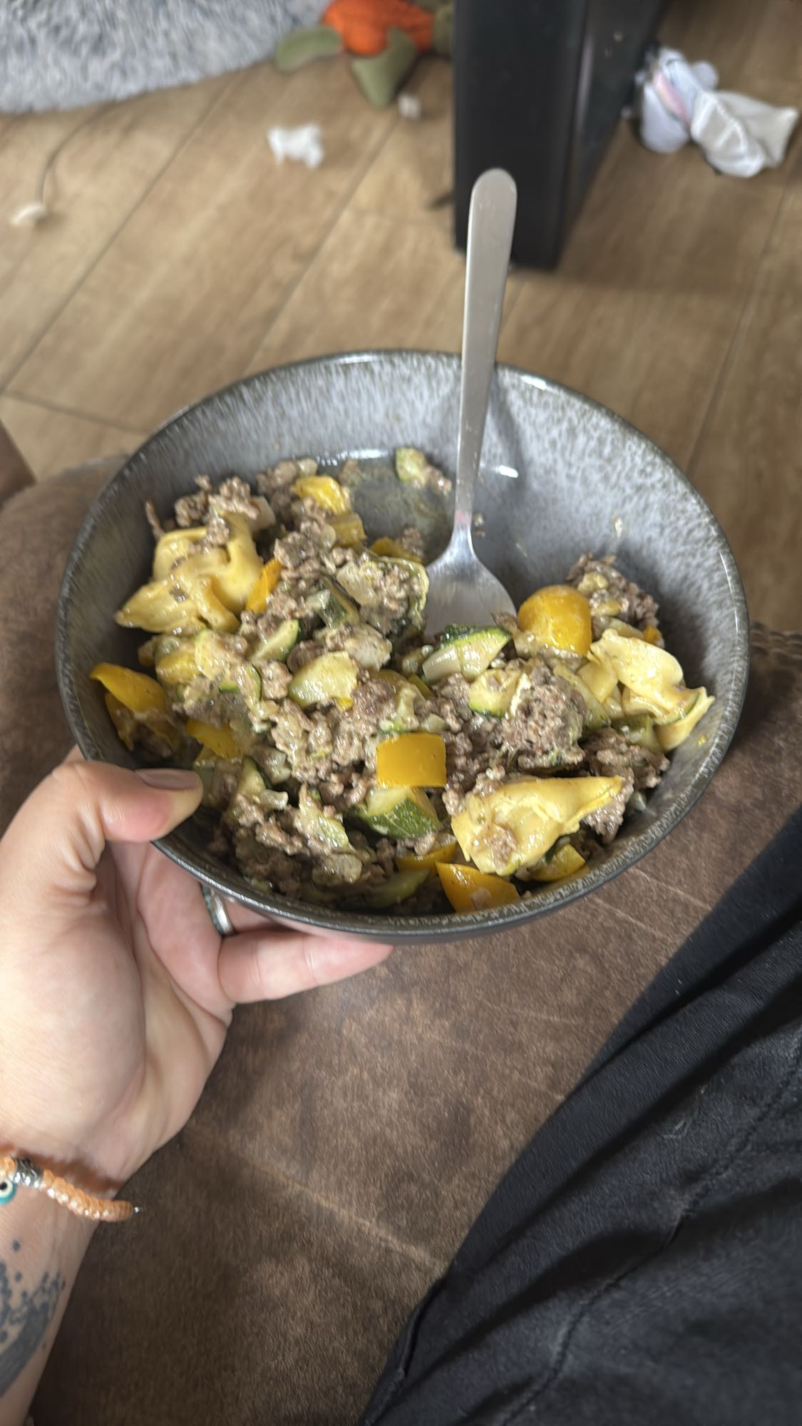 Tortellini mit Rindfleisch