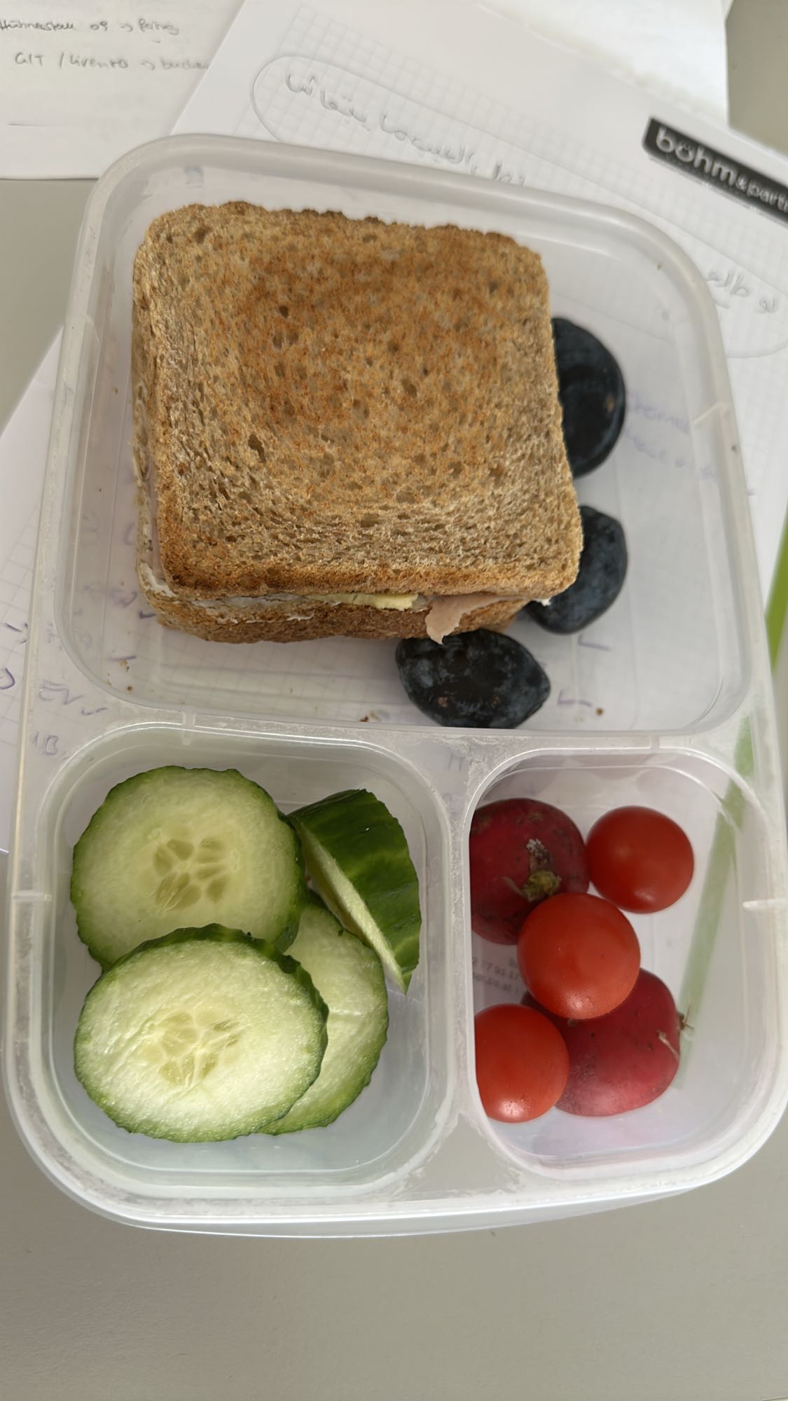 Sandwich mit Gemüse