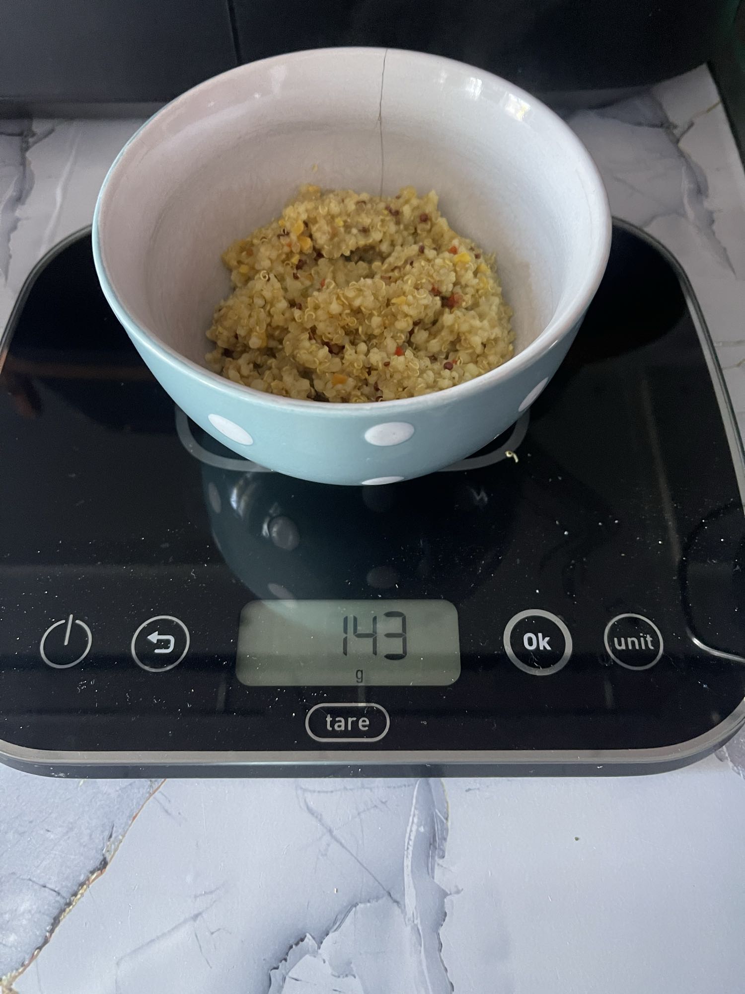 Bol de quinoa cuit