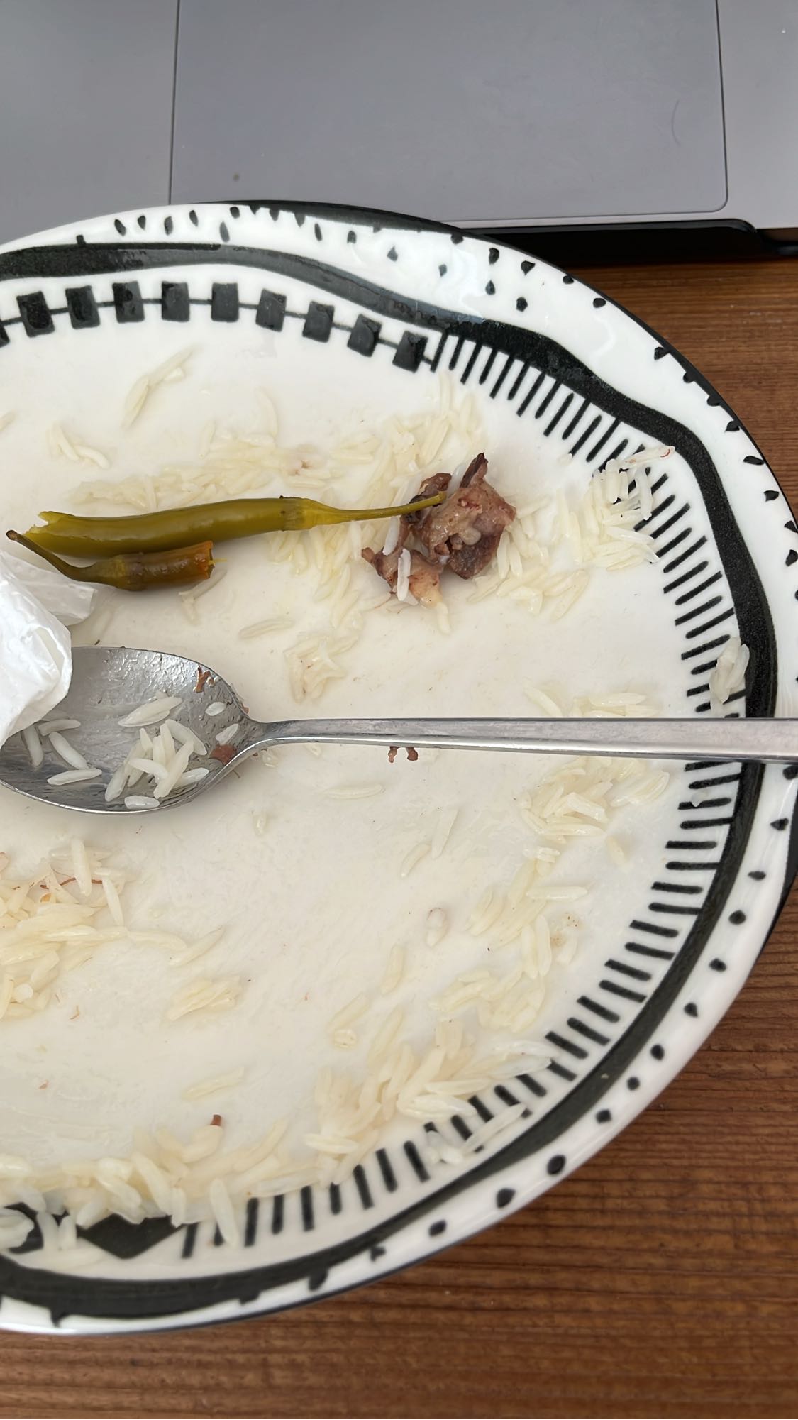 Rice with meat & chili