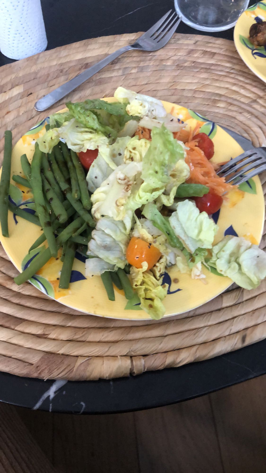 Salade de légumes frais
