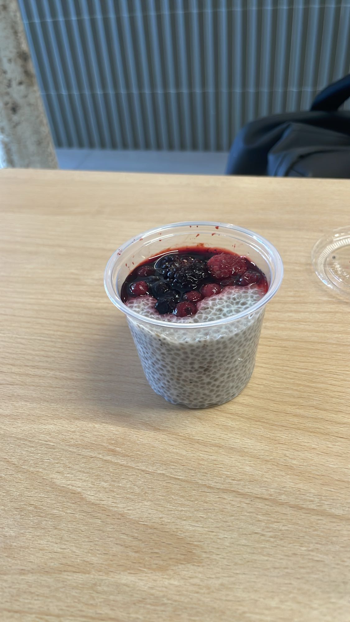 Pudding de chia aux fruits rouges
