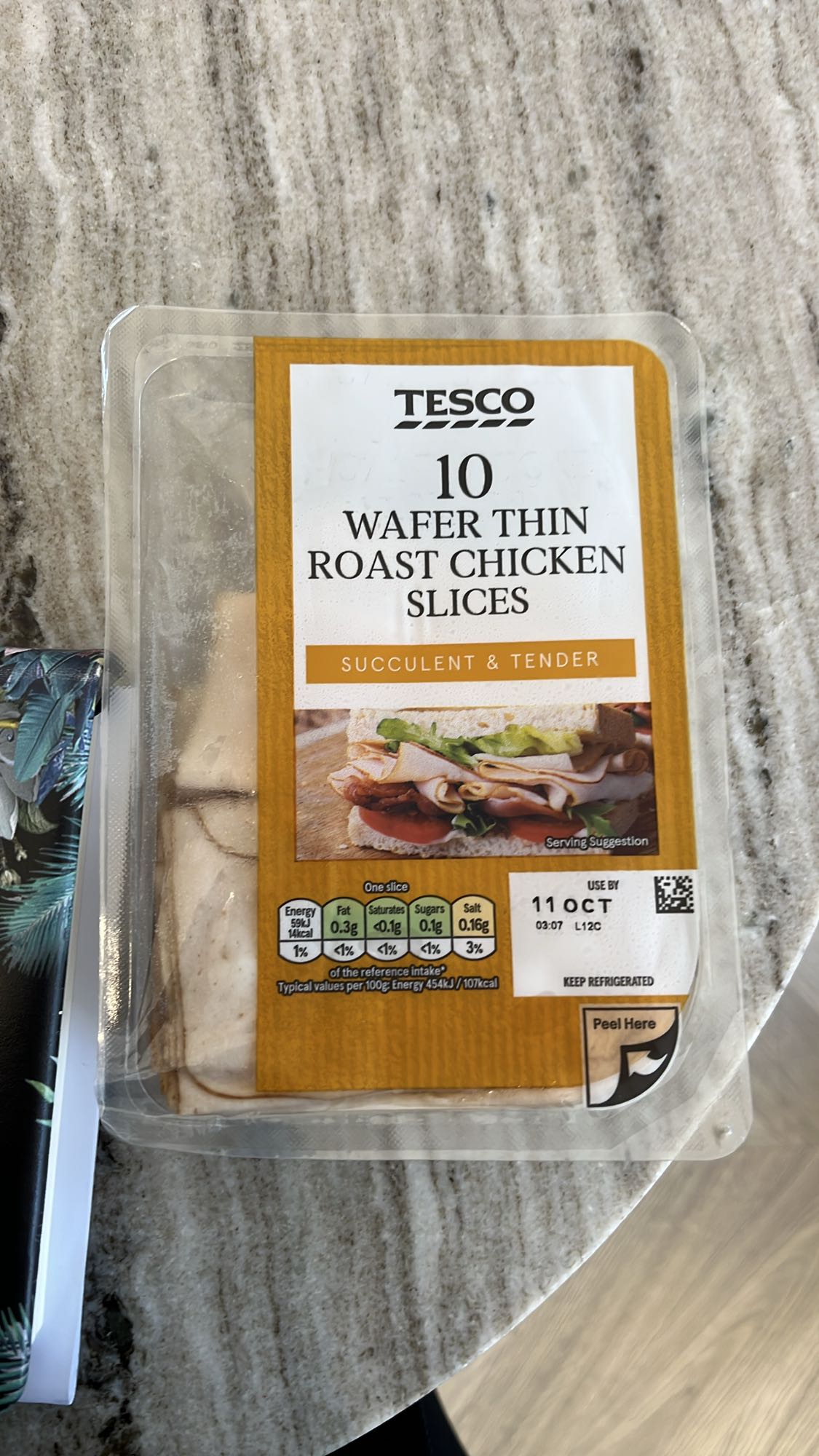 Roast Chicken Slices