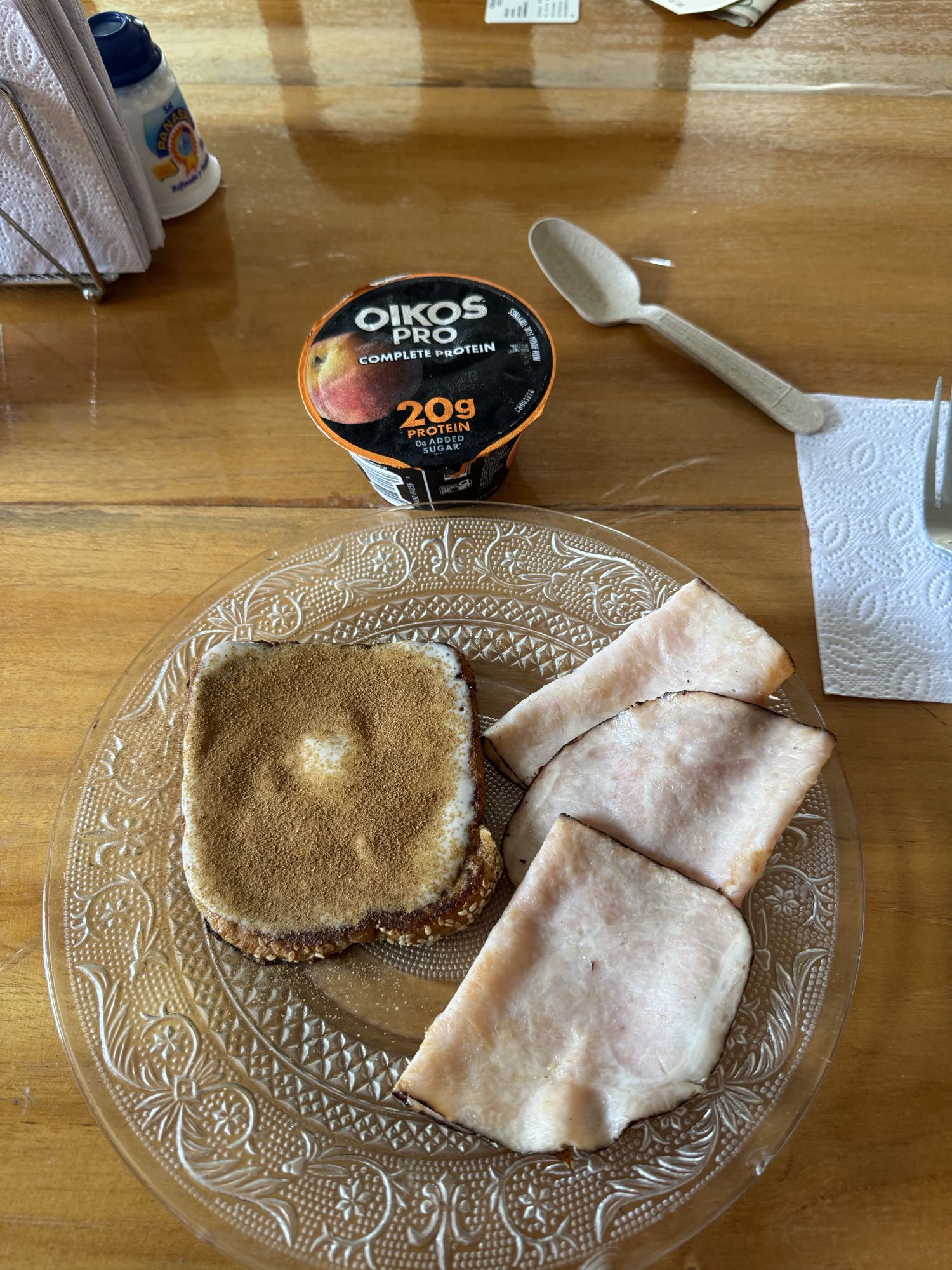 Desayuno proteico sencillo