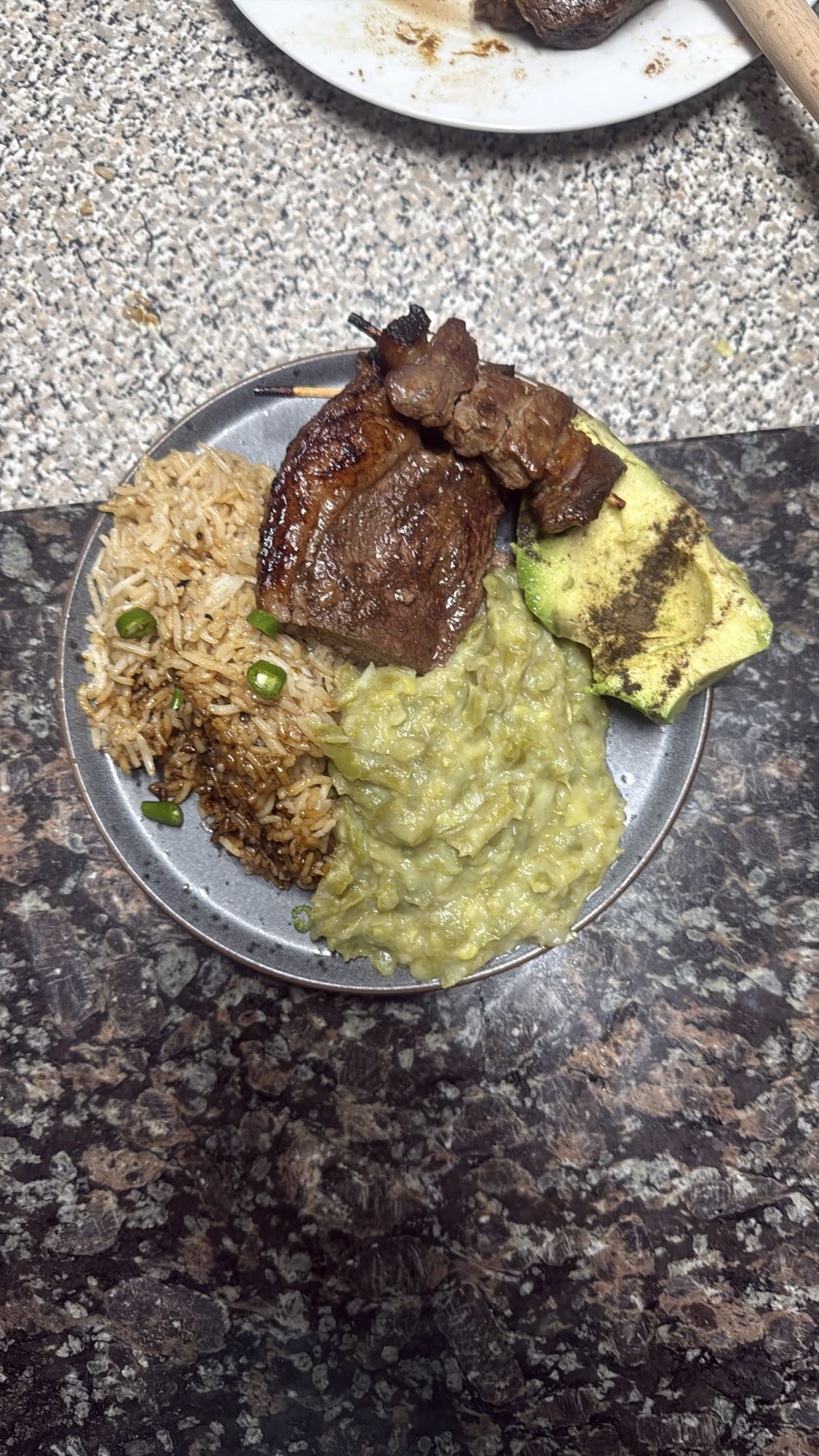 Grilled Beef with Rice