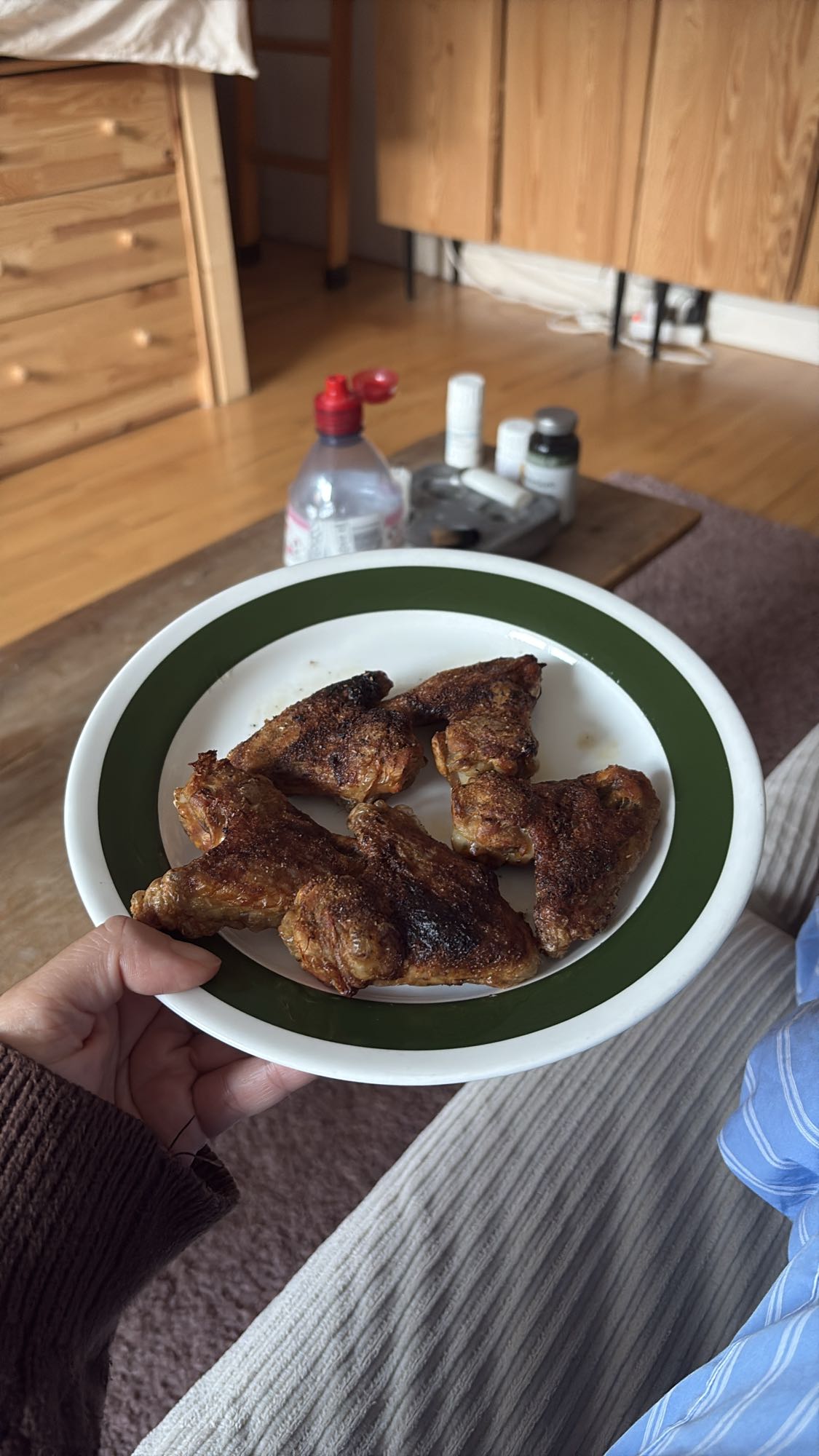 Stekta kycklingvingar