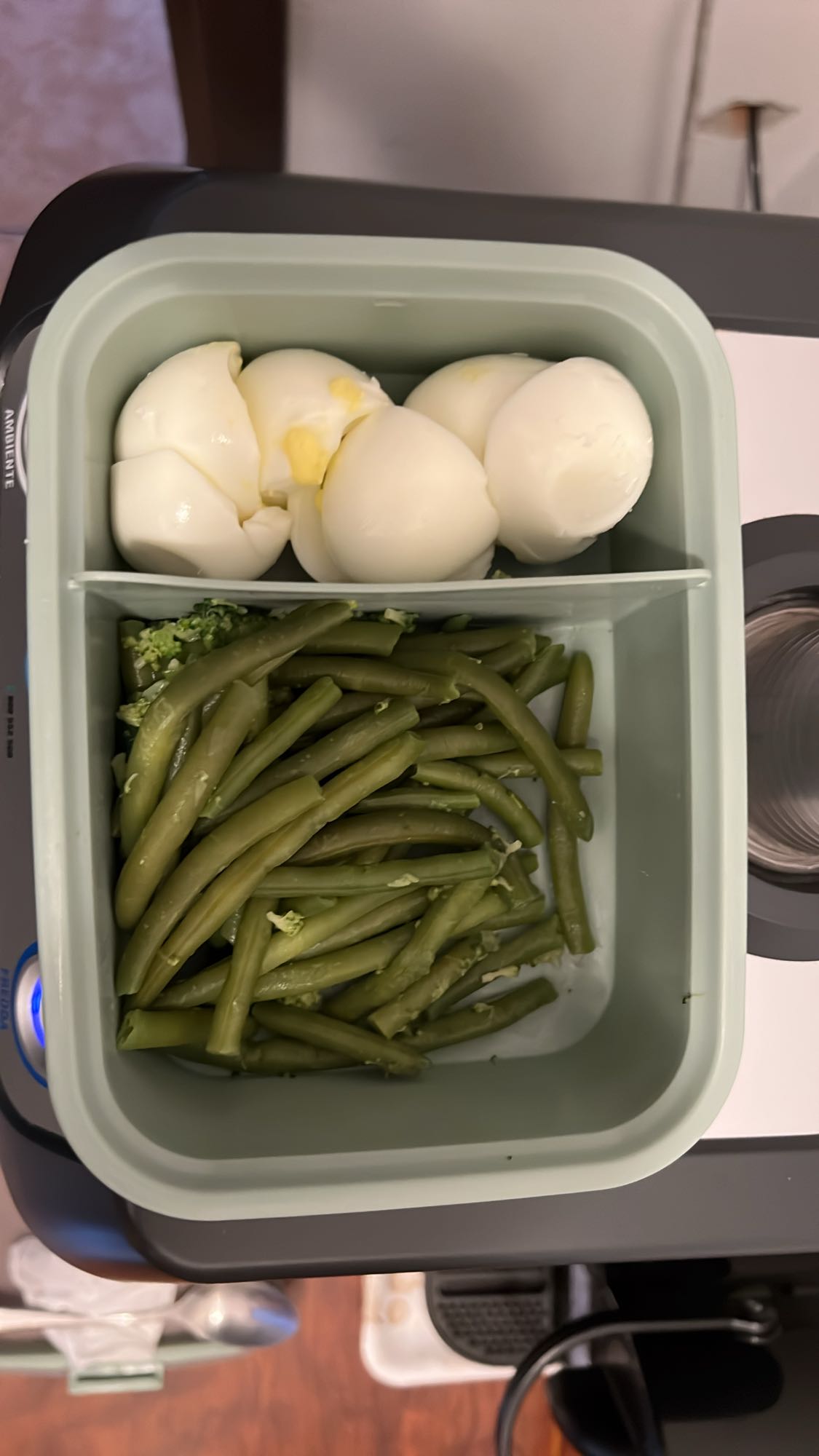 Boiled Eggs & Green Beans