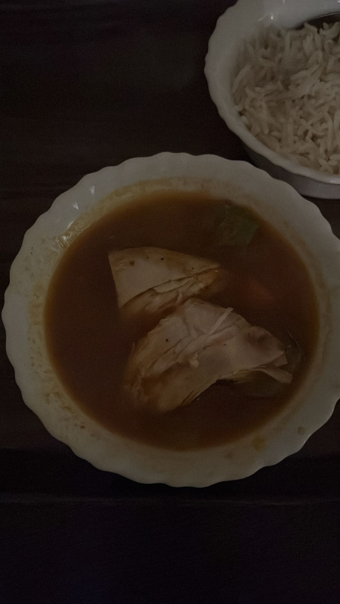 Chicken curry with rice