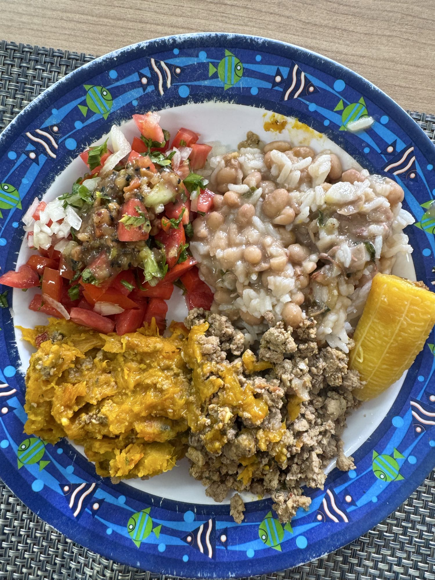 Almoço caseiro brasileiro