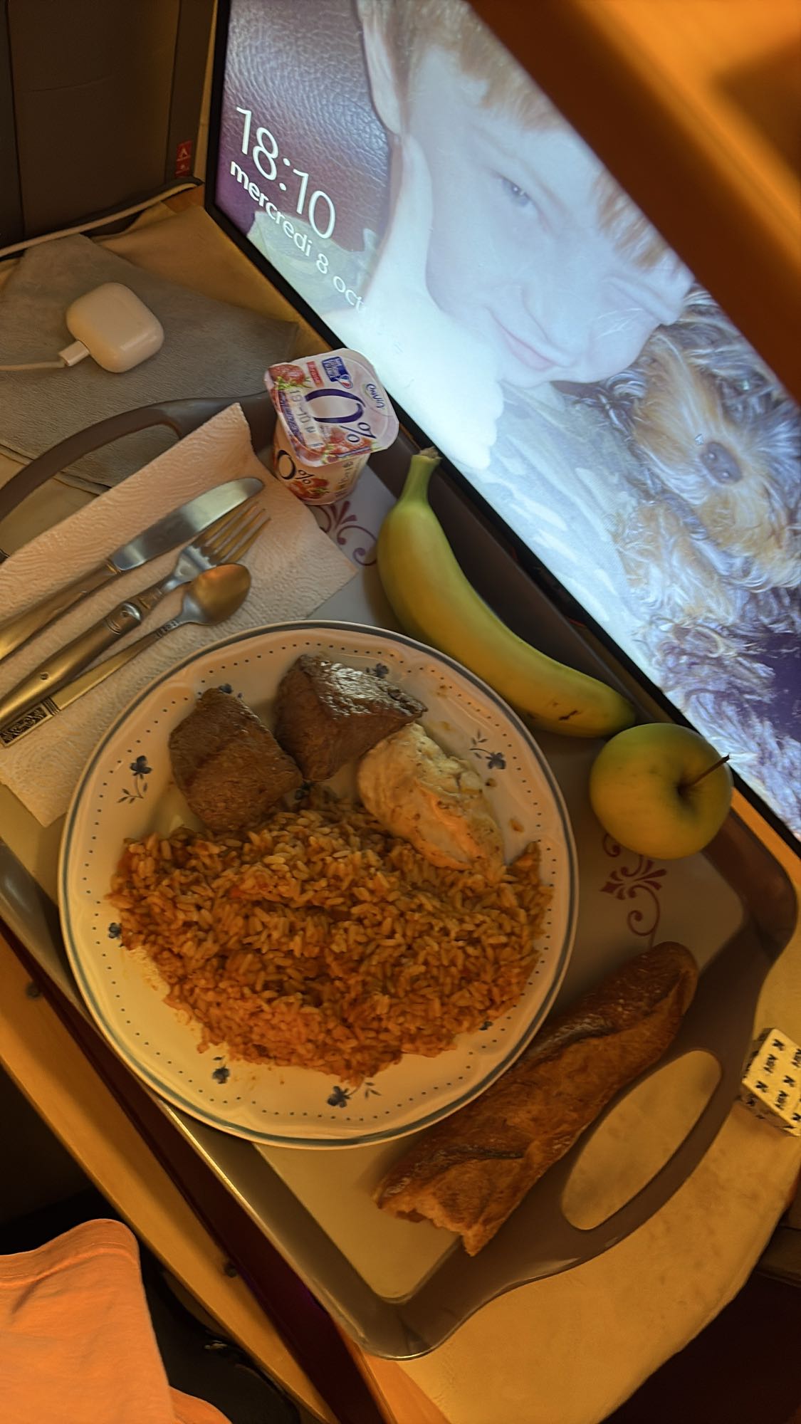 Plateau repas classique