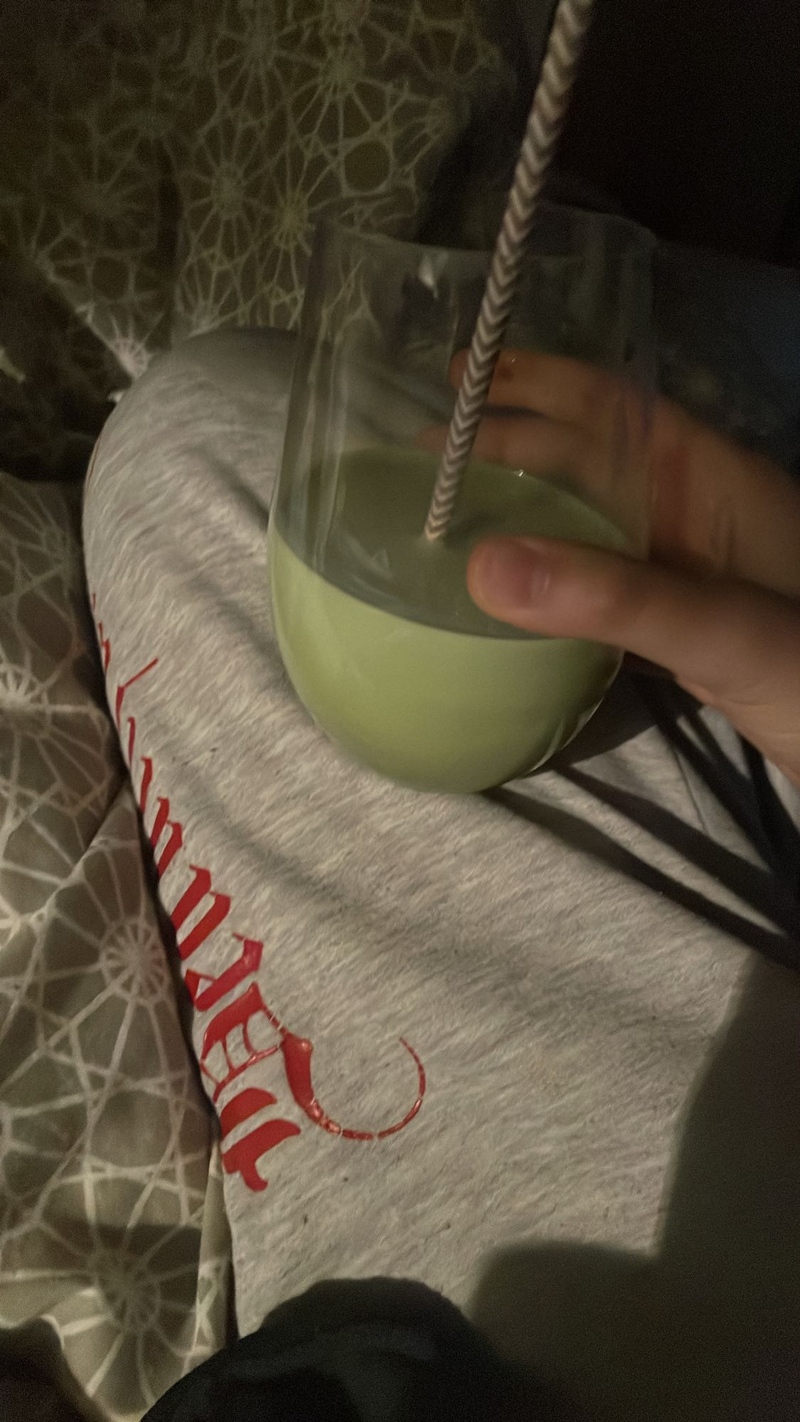 zielone mleko matcha