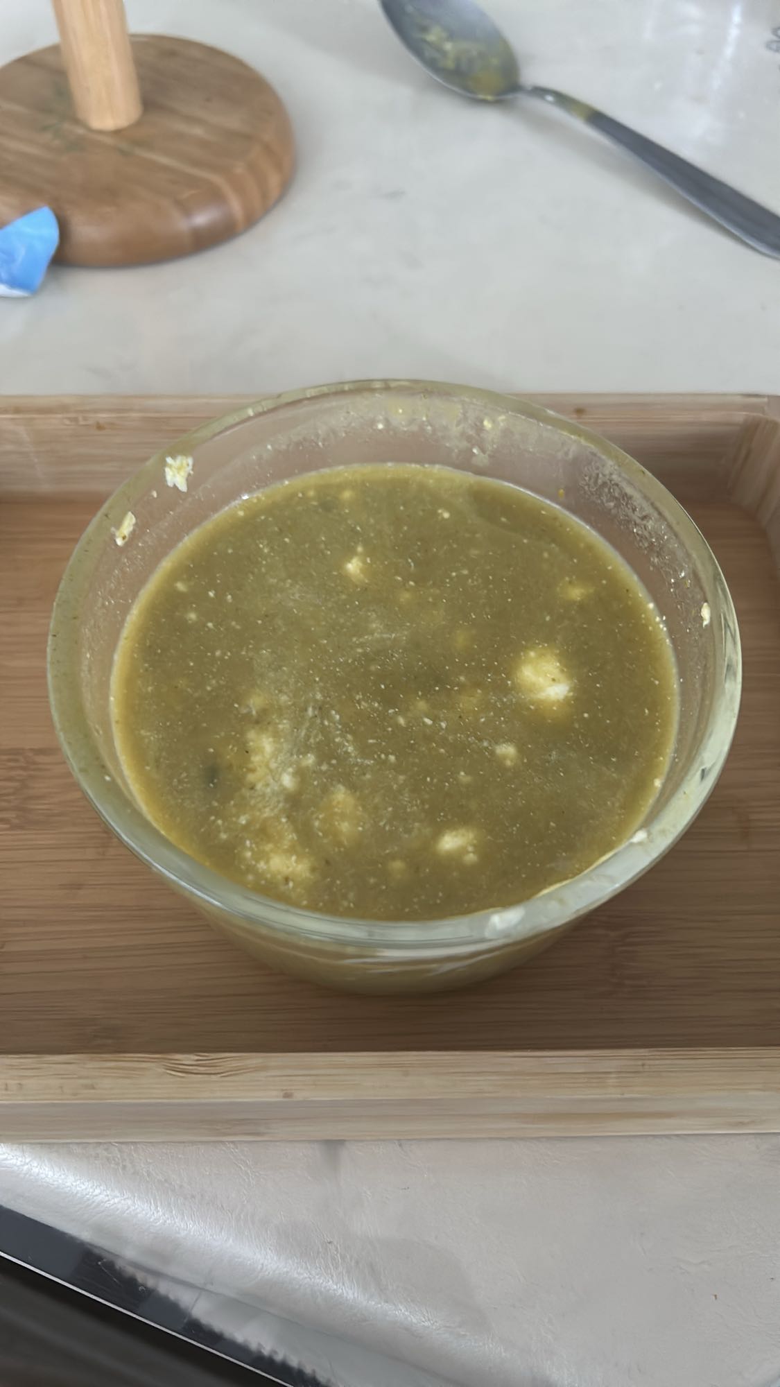 soupe verte au fromage