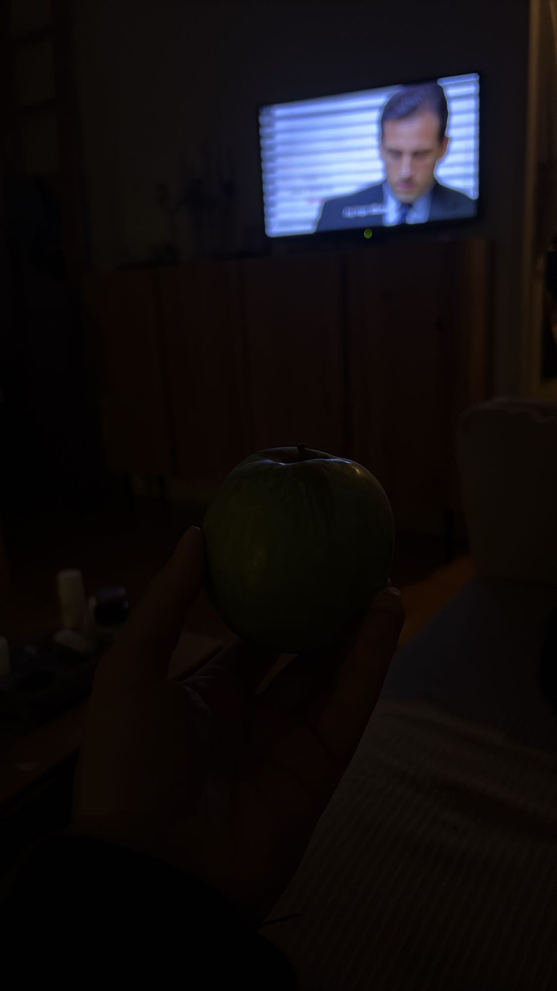 Grönt äpple