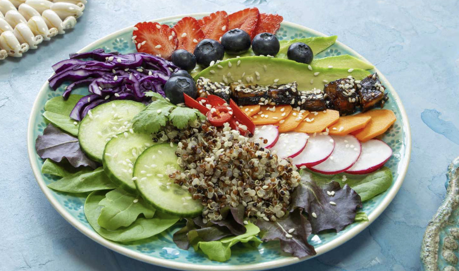 Rainbow Quinoa Salad Bowl