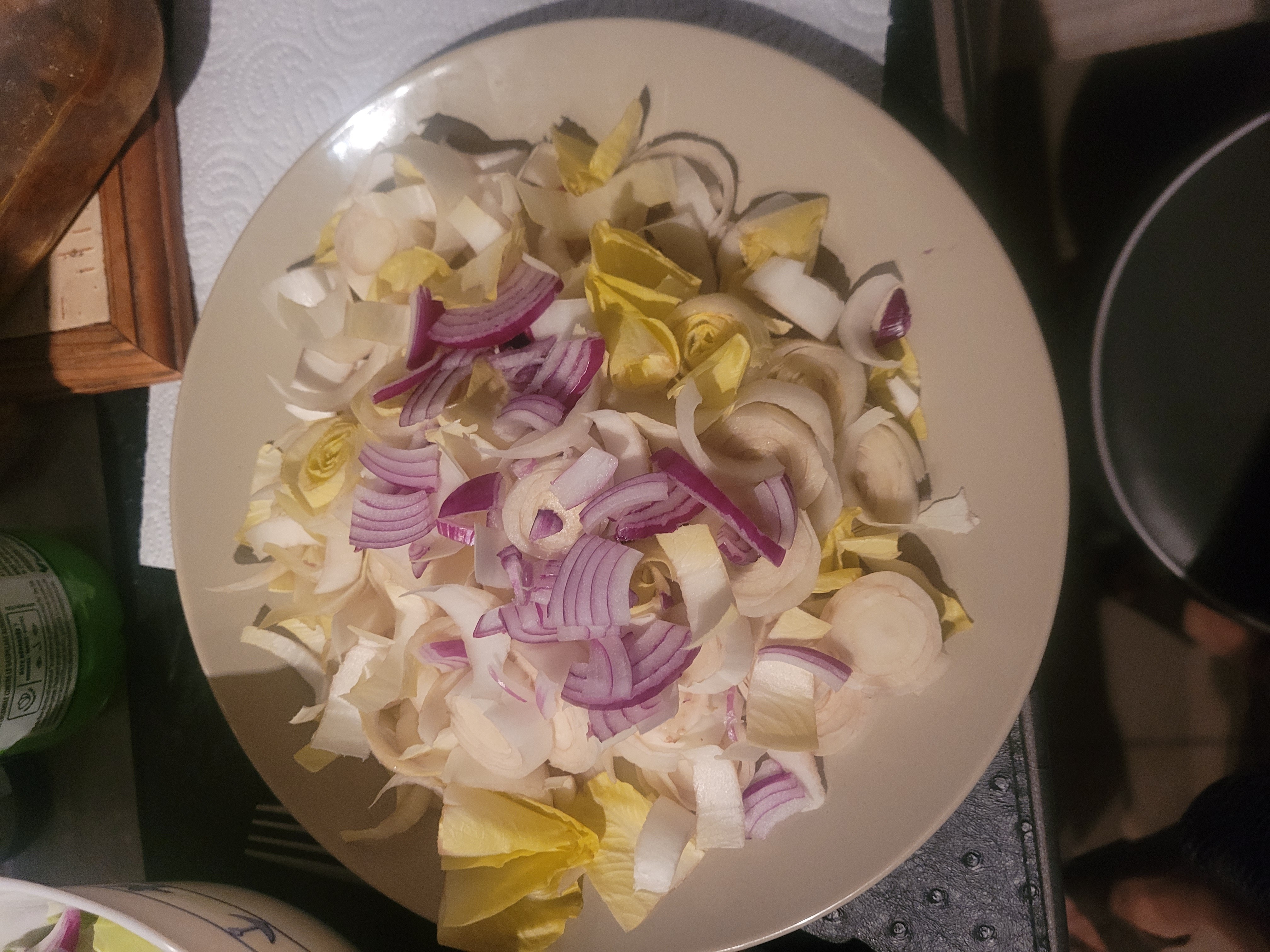 Salade d'endives et oignon