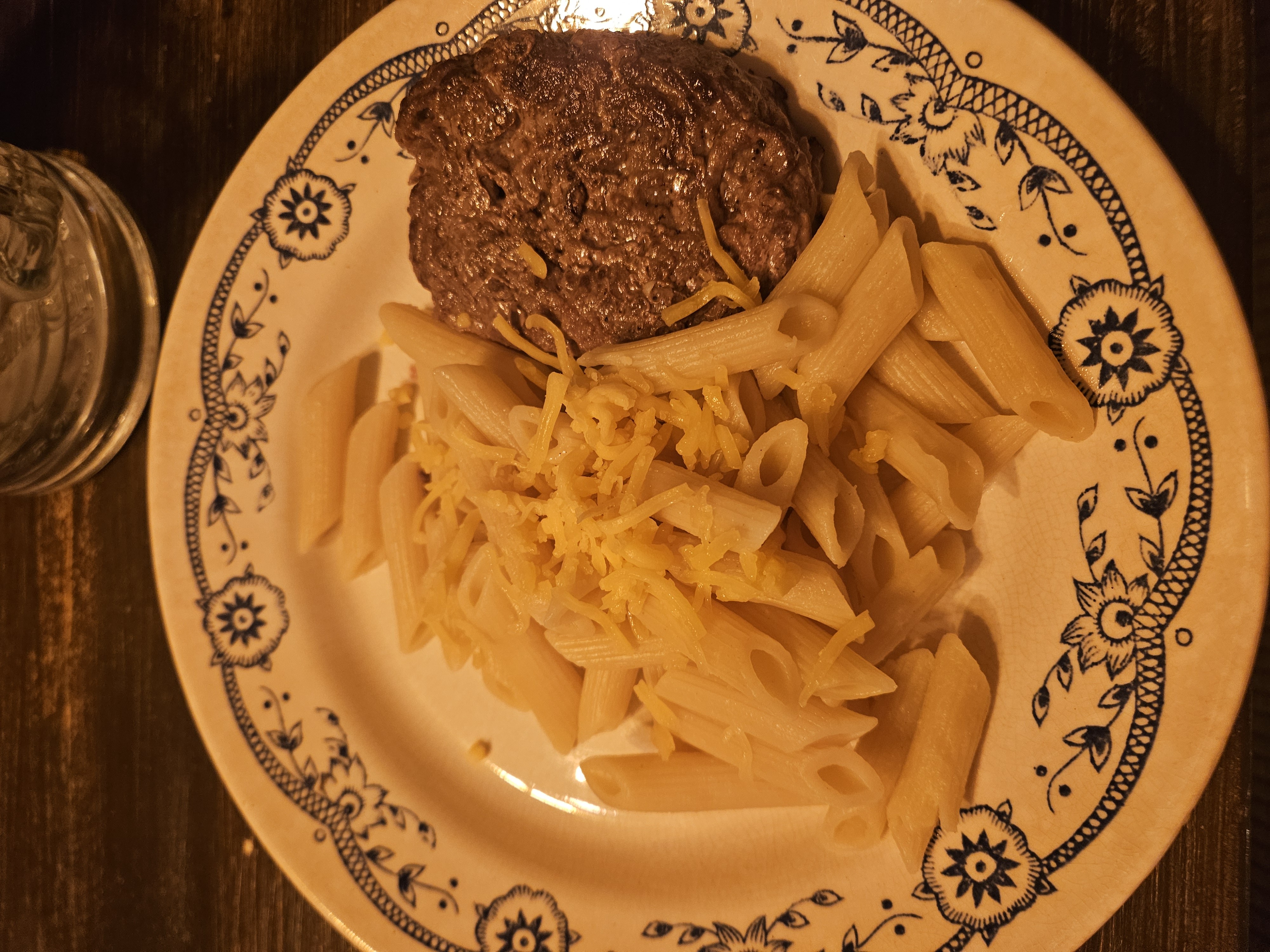 Pâtes au steak et fromage