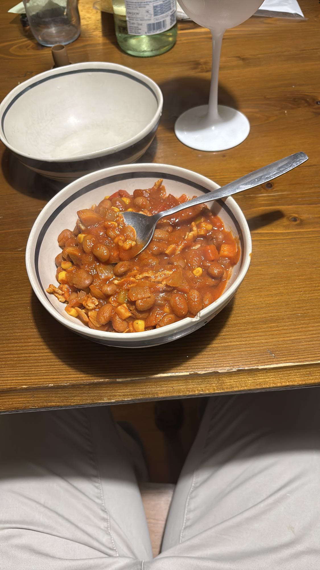 guiso de frijoles y verduras