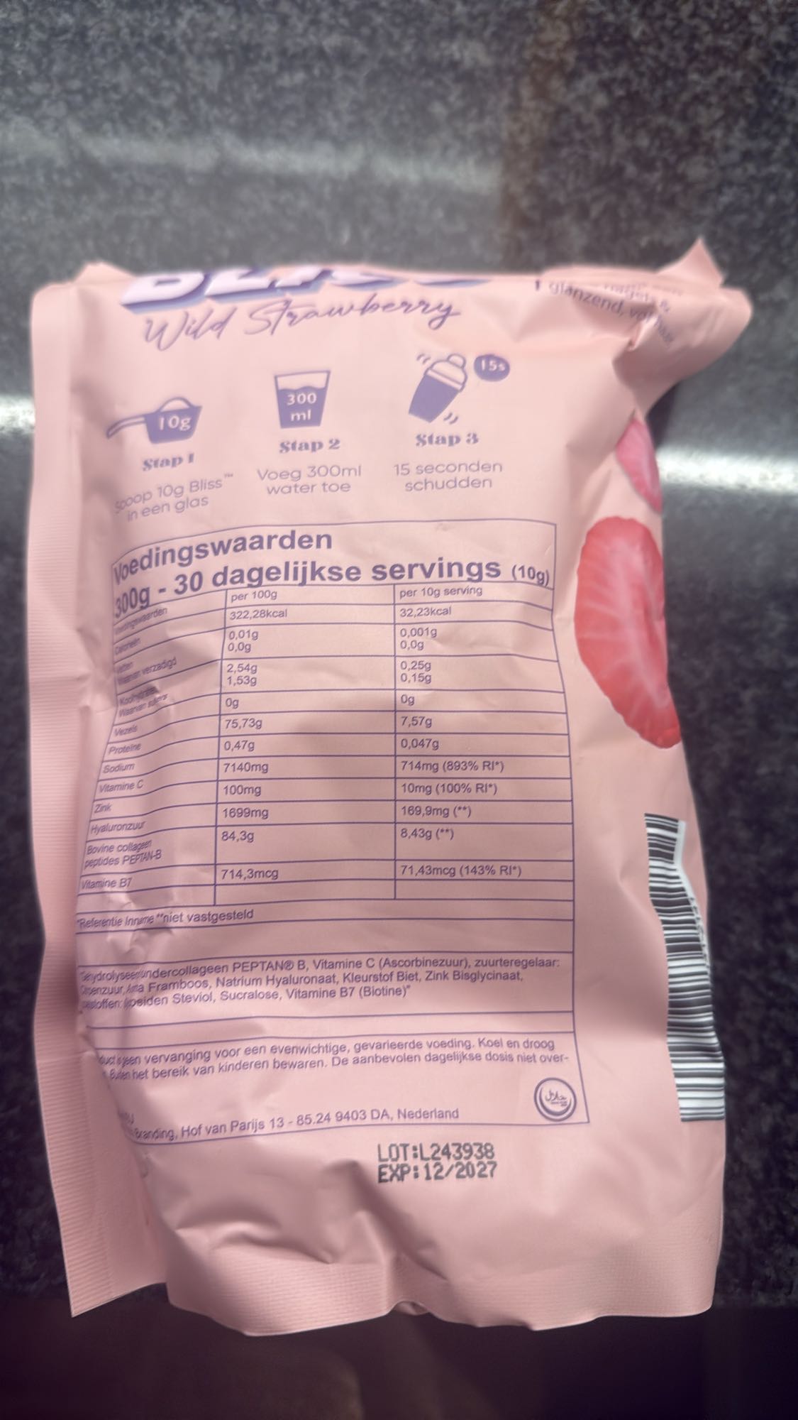 Bliss Wilde Aardbei Shake