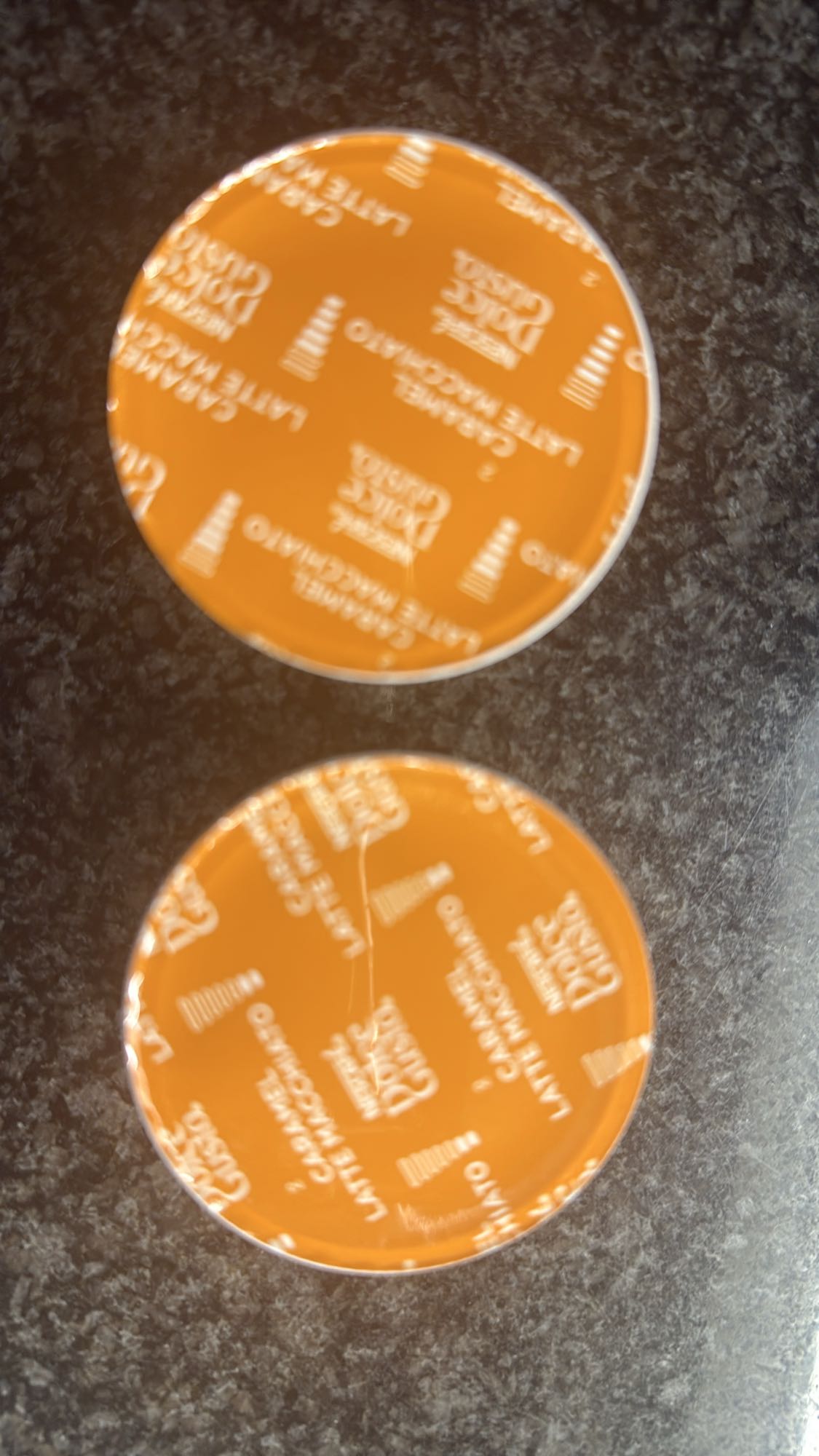 Caramel latte macchiato